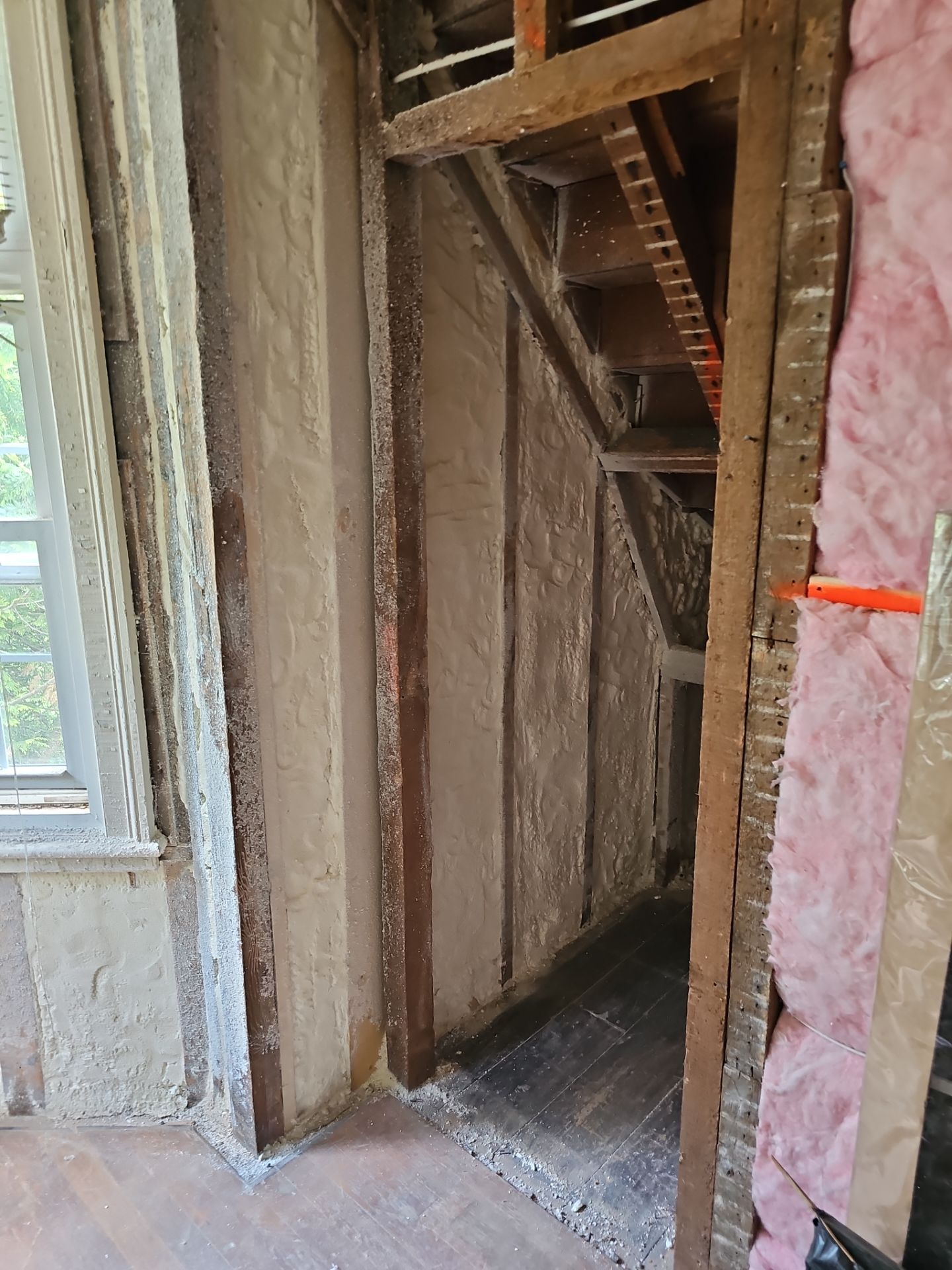 Home Remodel using Closed Cell Spray Foam by NYS Foam & Energy