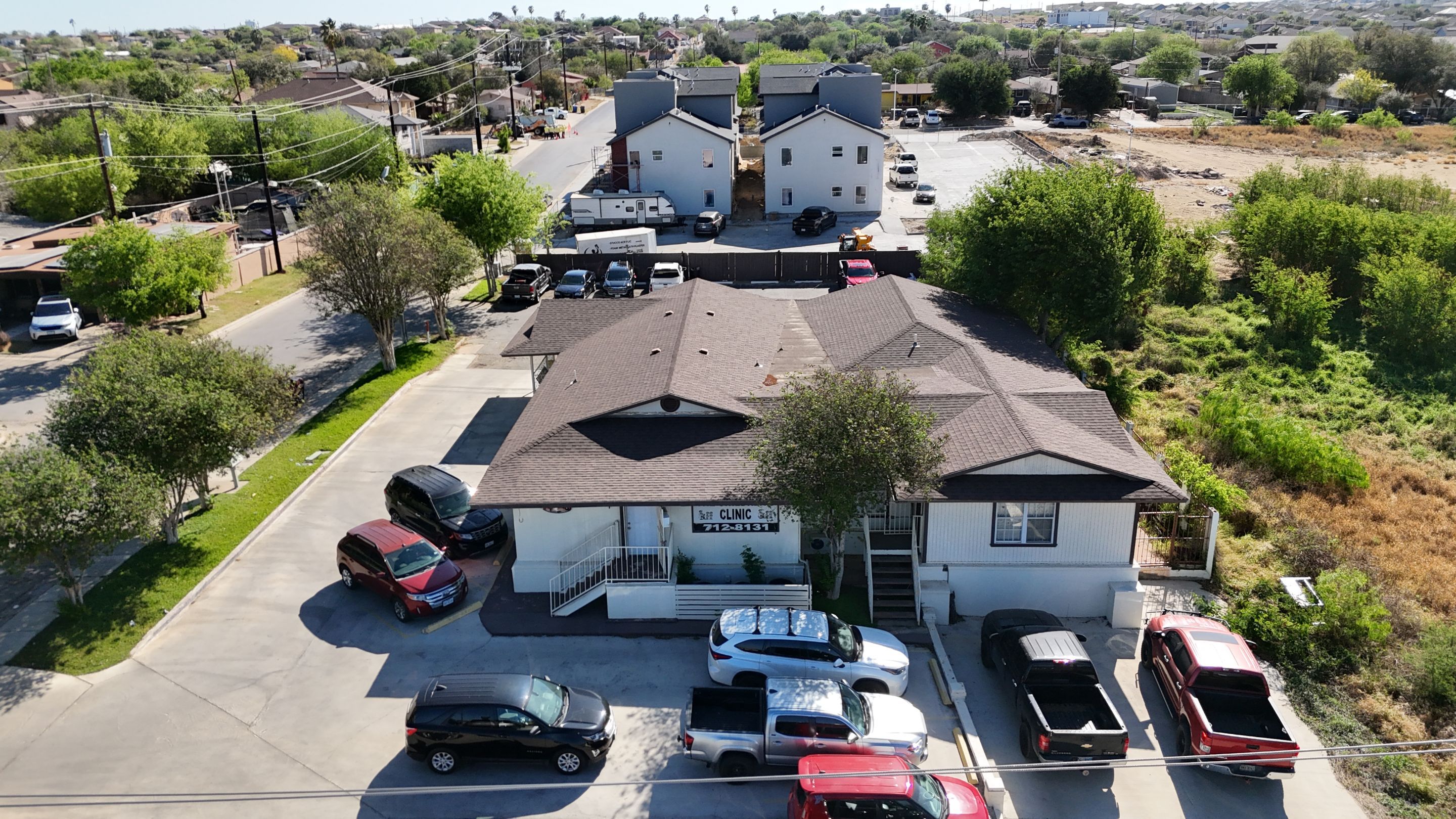 Copper Standing Seam Metal Roof Installation for Laredo Medical Clinic by JM Flores Roofing & Construction, Inc