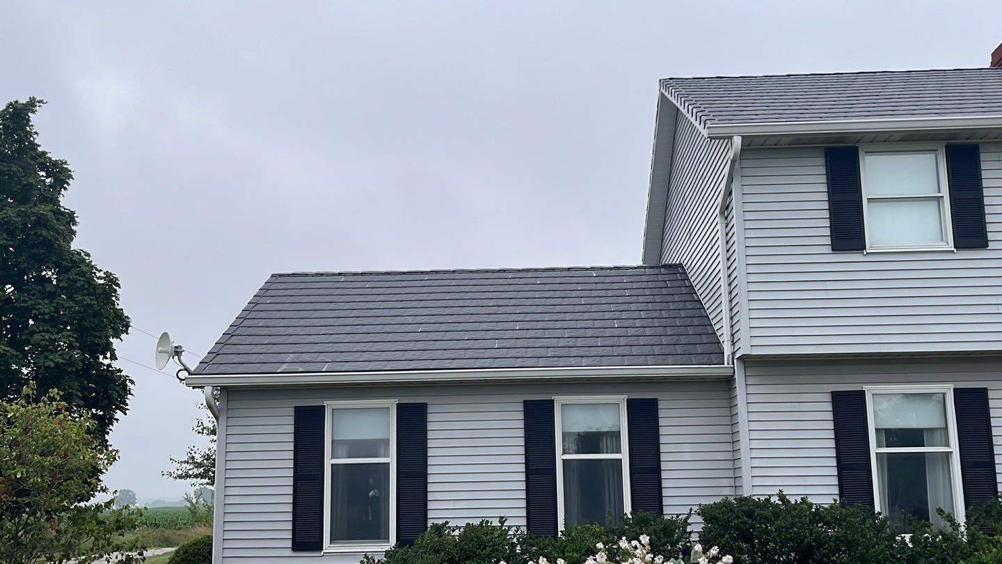 Residential Roofing Installation using Metstar Slate Plus Smooth Black by Nitro Roofing and Construction