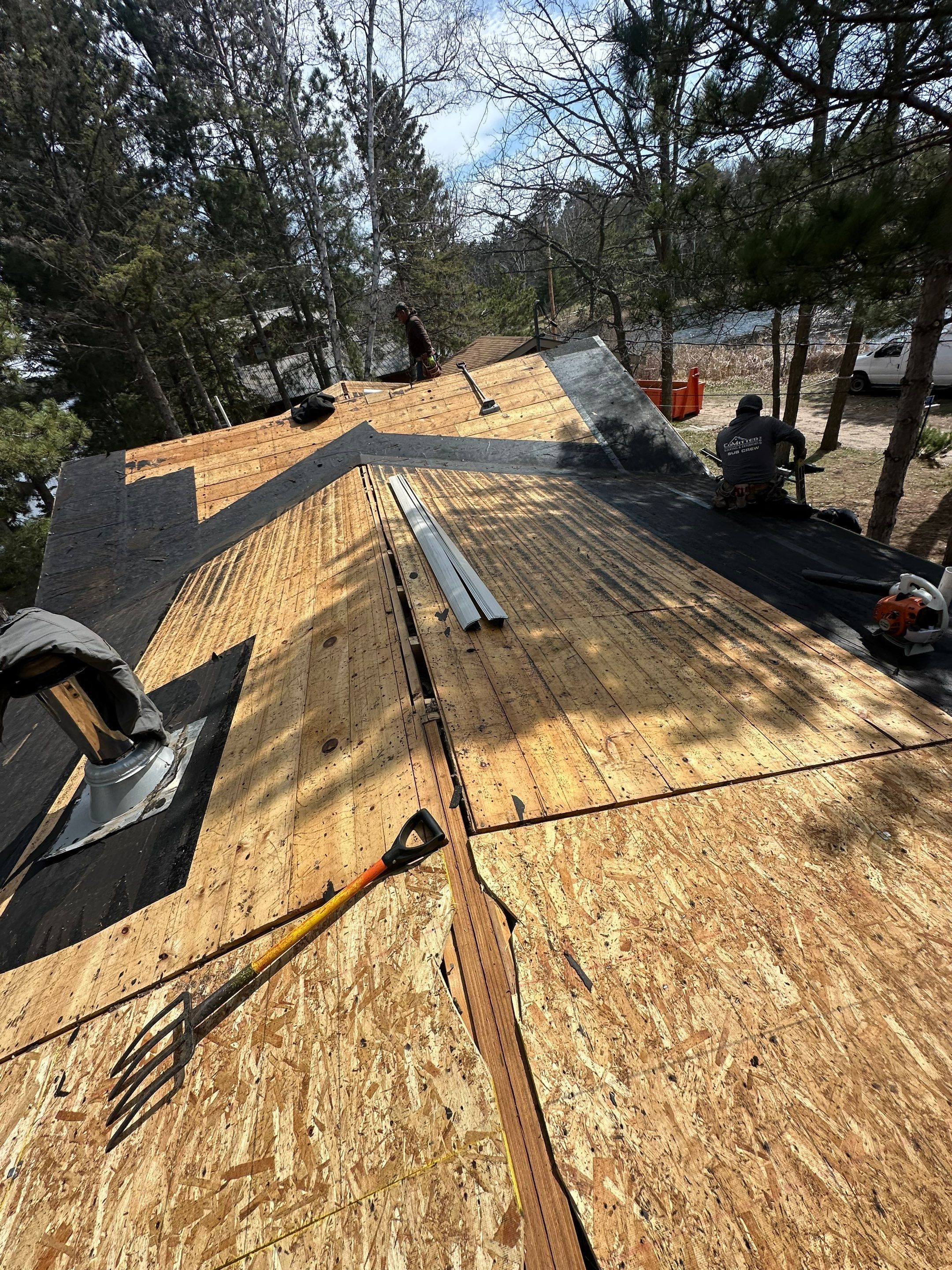Project in Pequot Lakes by CoMitted 365 Roofing & Exteriors 