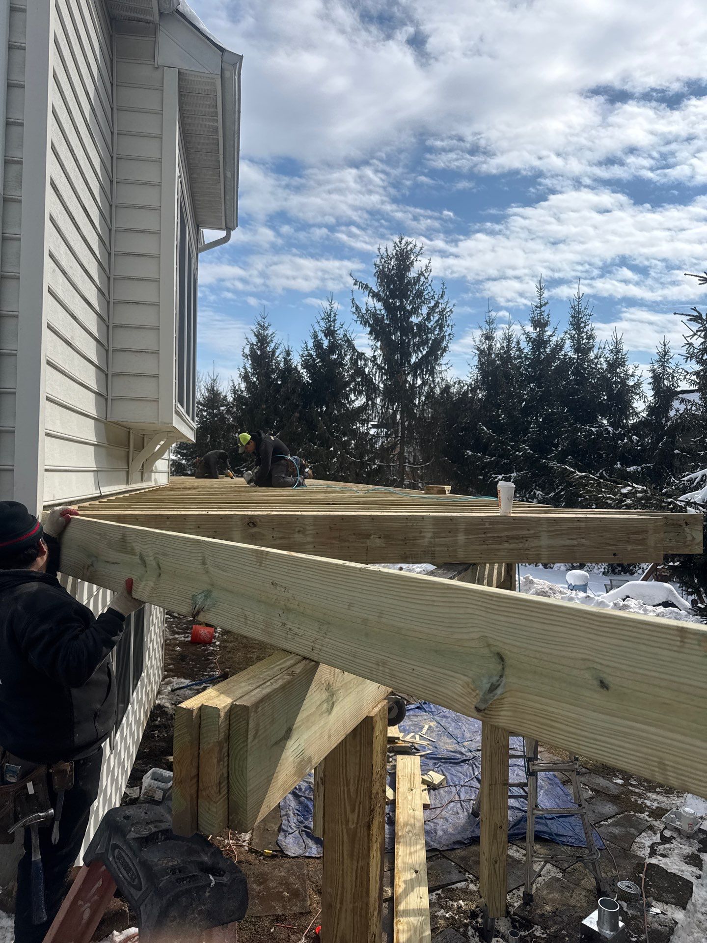 New Deck in Bernards, New Jersey by deck guardian