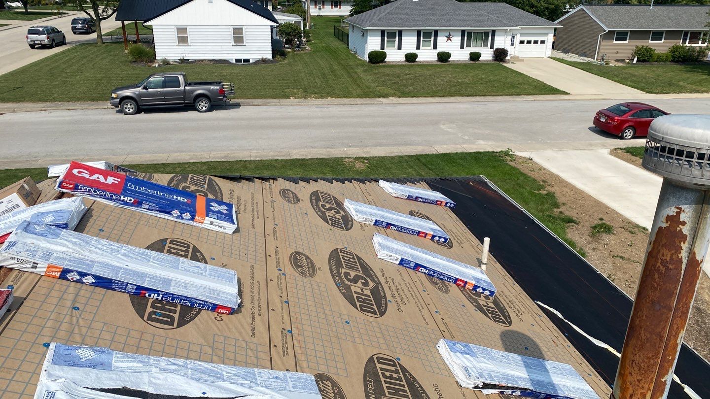 Residential Roofing Installation using GAF Timberline HDZ Charcoal by Nitro Roofing and Construction