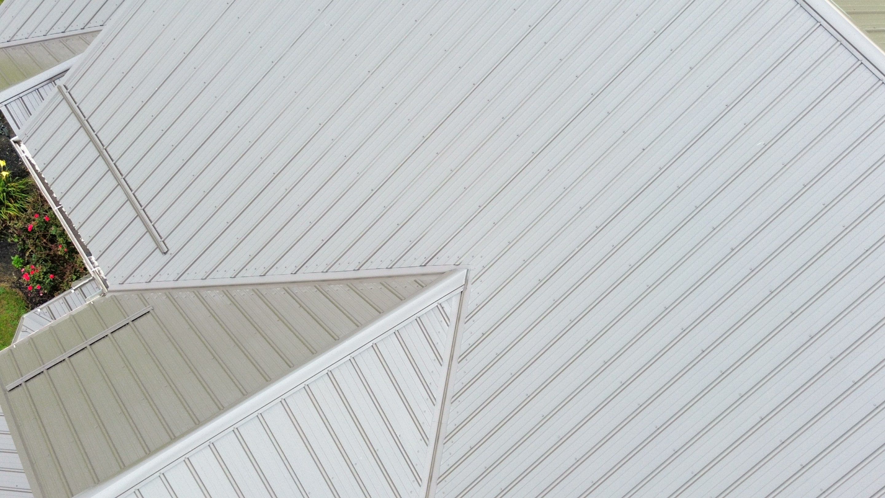 Residential Roofing Installation using Performance Panel Metal - Burnished Slate by RoofX 