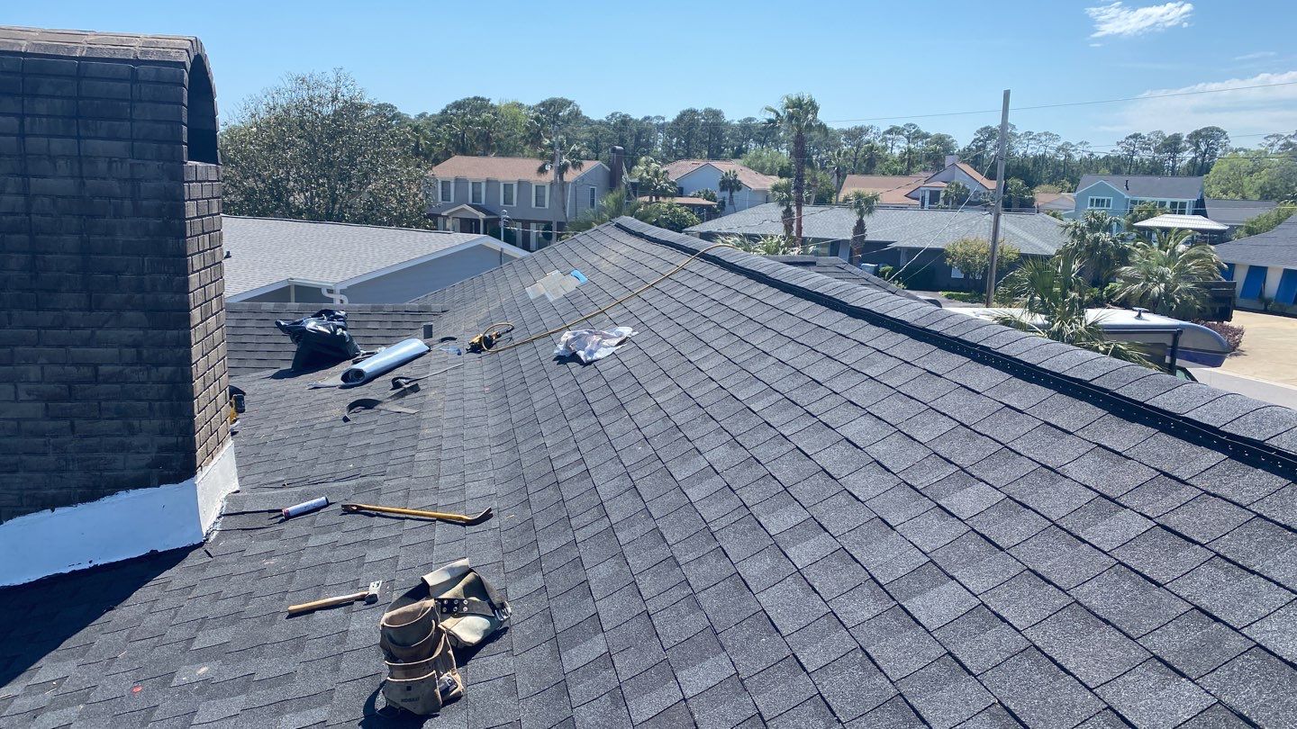 Residential Roof Repair using Certainteed Shingles by Antoine Building Company