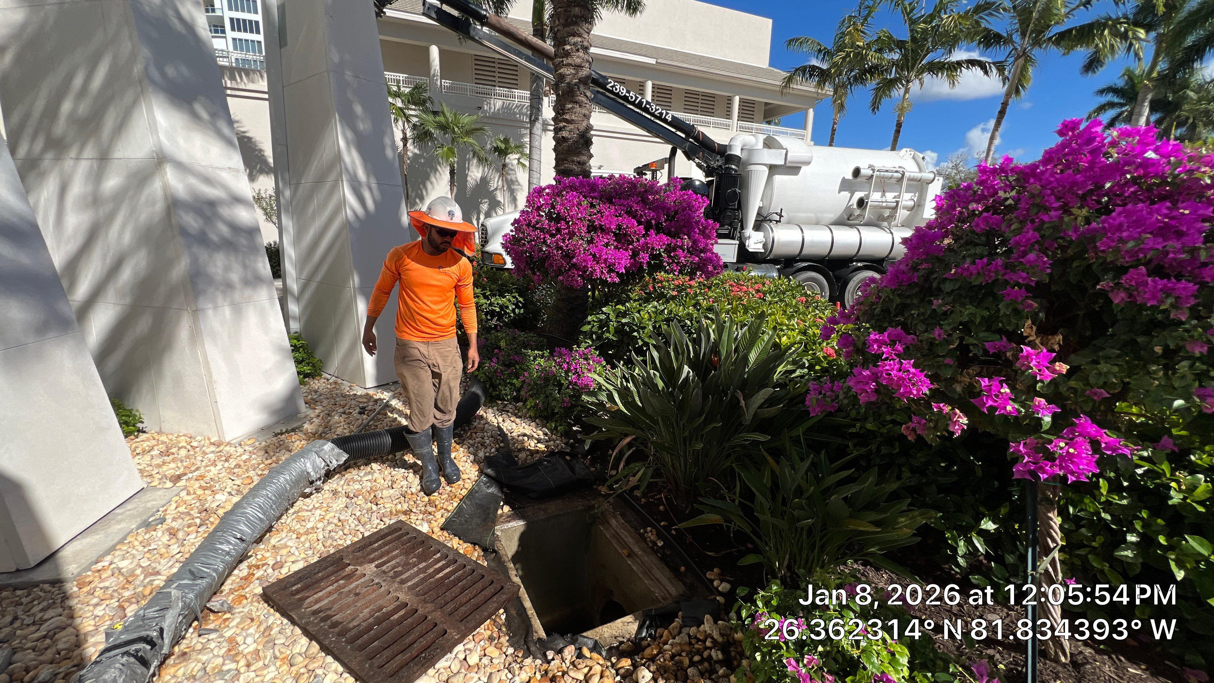 Bonita Bay Condo Stormwater System Maintenance with PRS by APS Power & Water