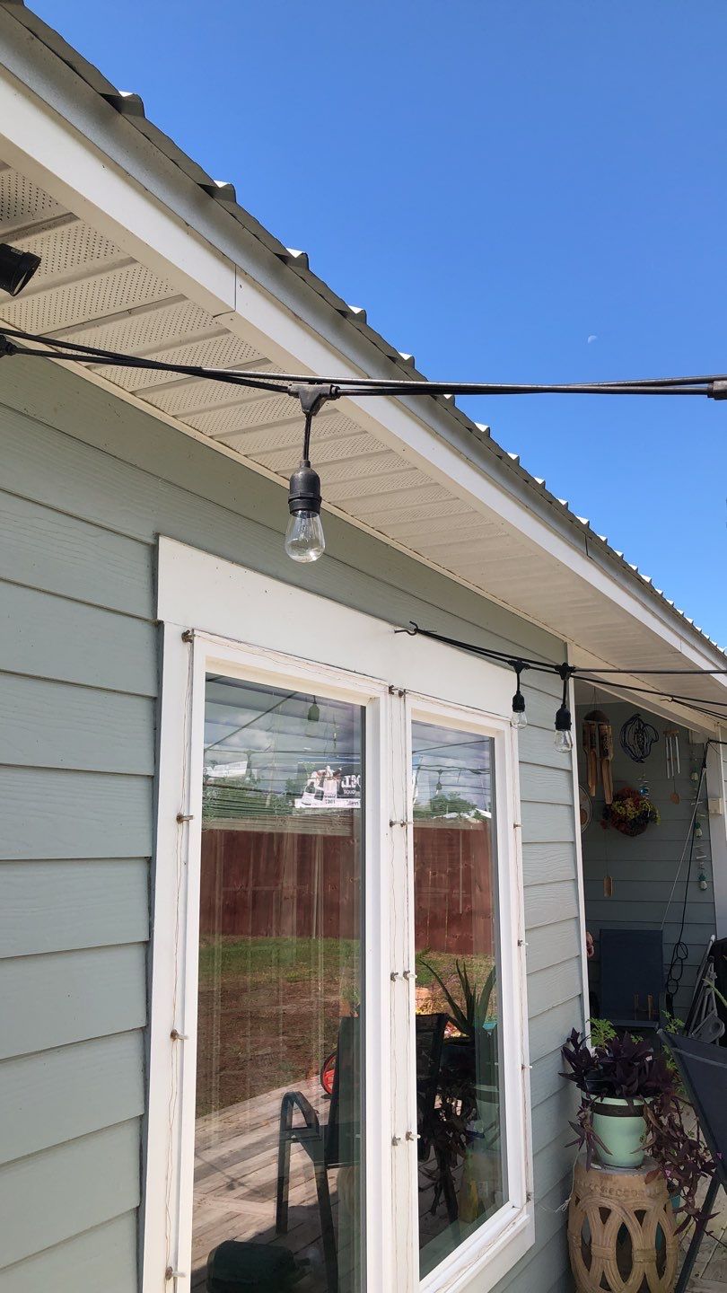 Seamless Gutter Installation using White K-Style Gutters by Gutter Professors