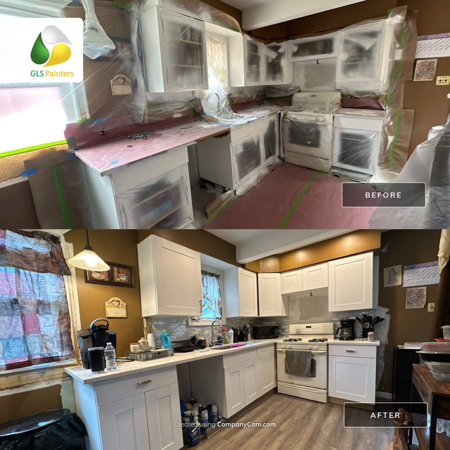 Kitchen Cabinet Painting by GLSpainters