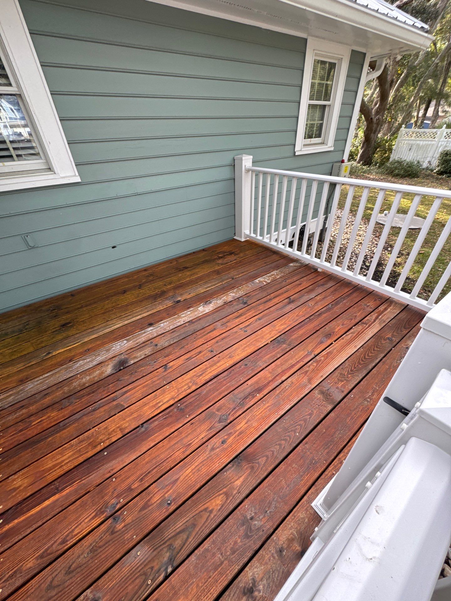 Weathered Deck using Wood Sealant by DuraSeal
