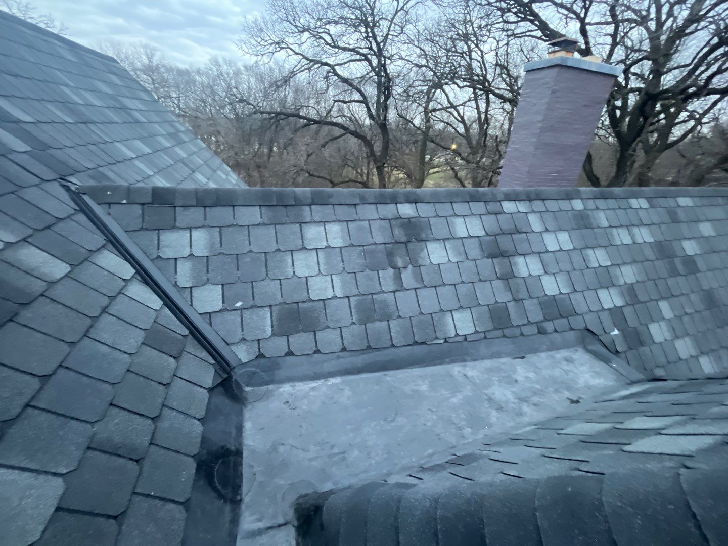 Slate Roof Removal using Atlas Storm Master Slate by Total Exteriors