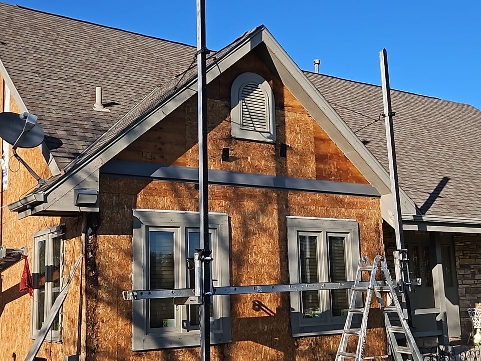 Siding Installation using Norandex Polar Wall Plus Siding, Window Wraps by Total Exteriors