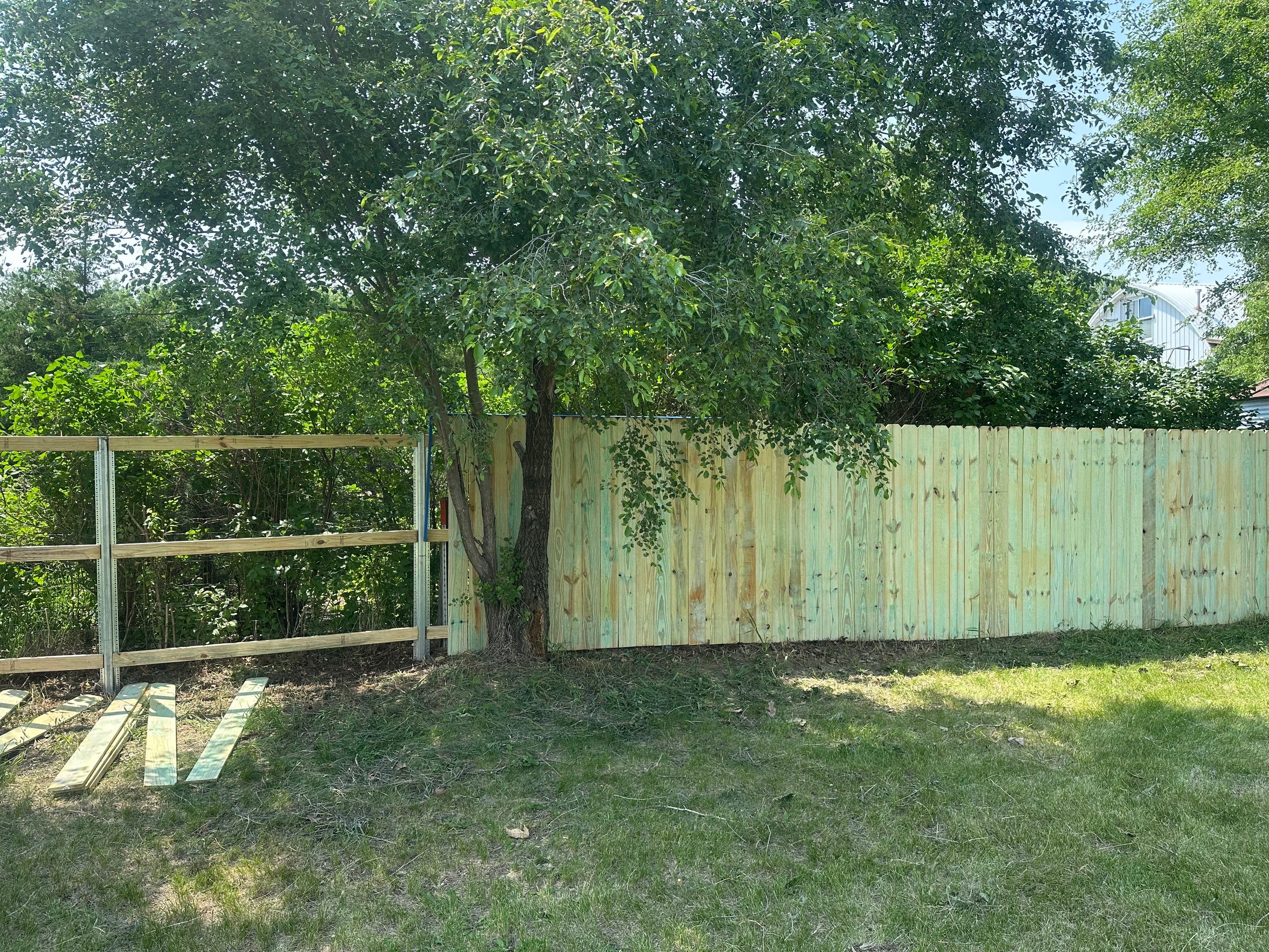 Project in Janesville by Perfect Picket Fence and Stain