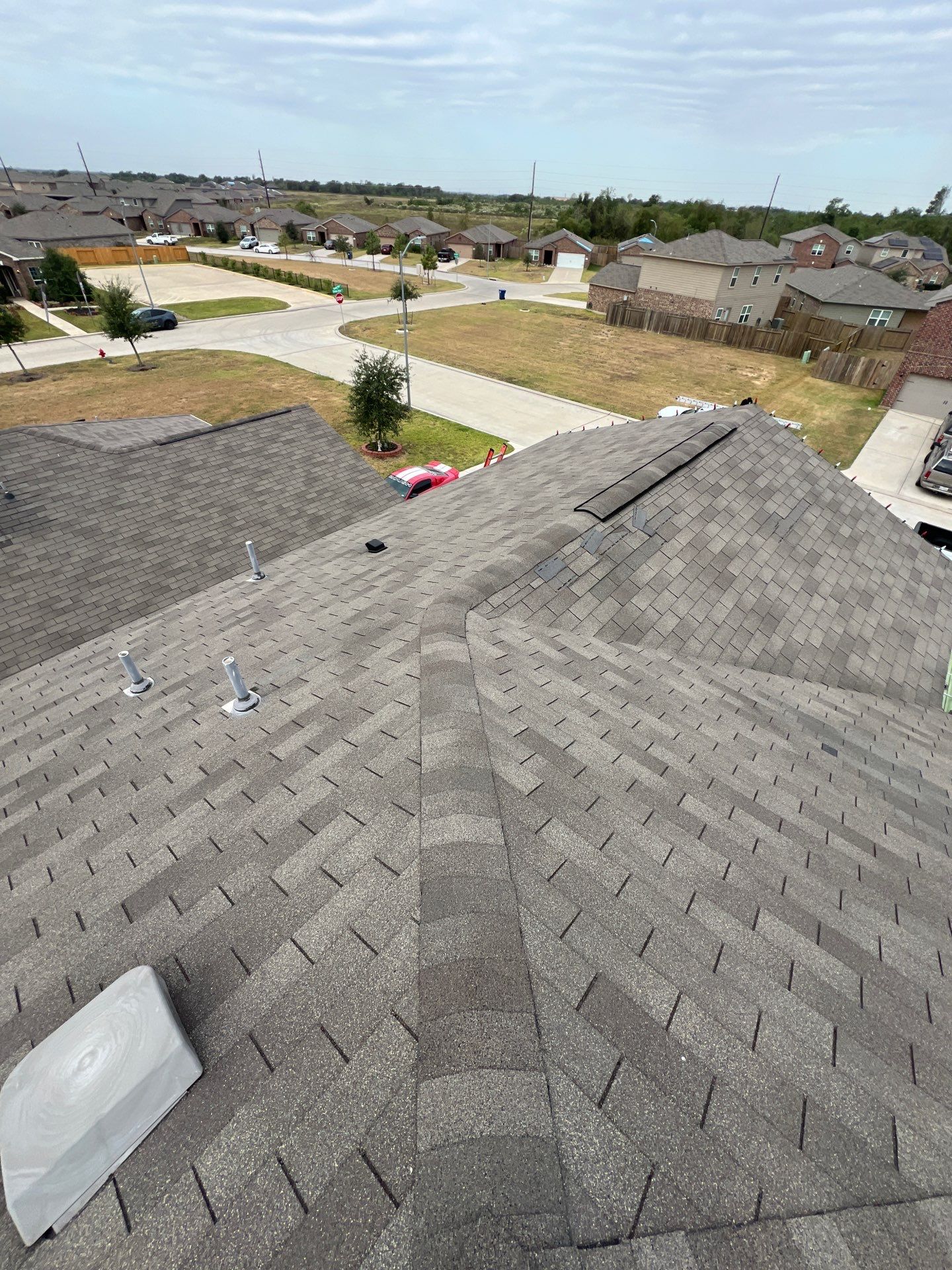Hail Damage using Owen's Corning Duration (Lifetime) Shingles by Roof Repair Company