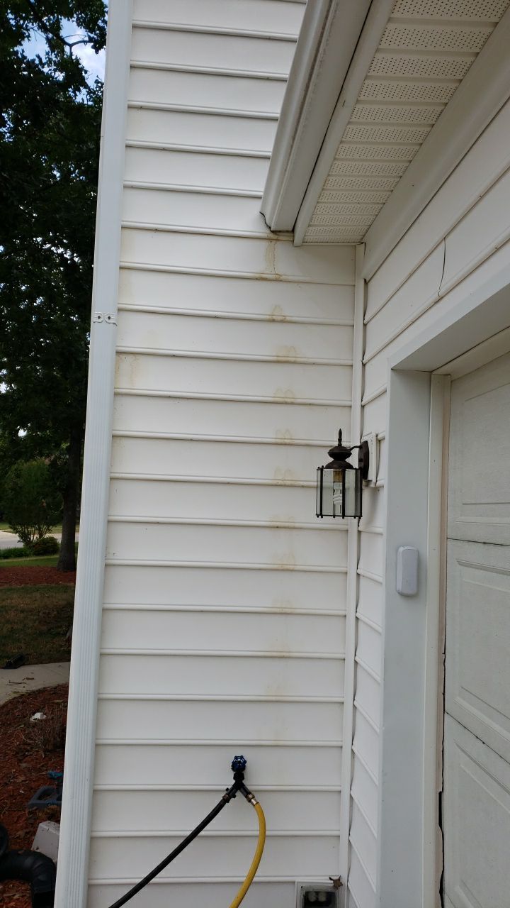 House Wash using cleaner by Power Wash Masters LLC