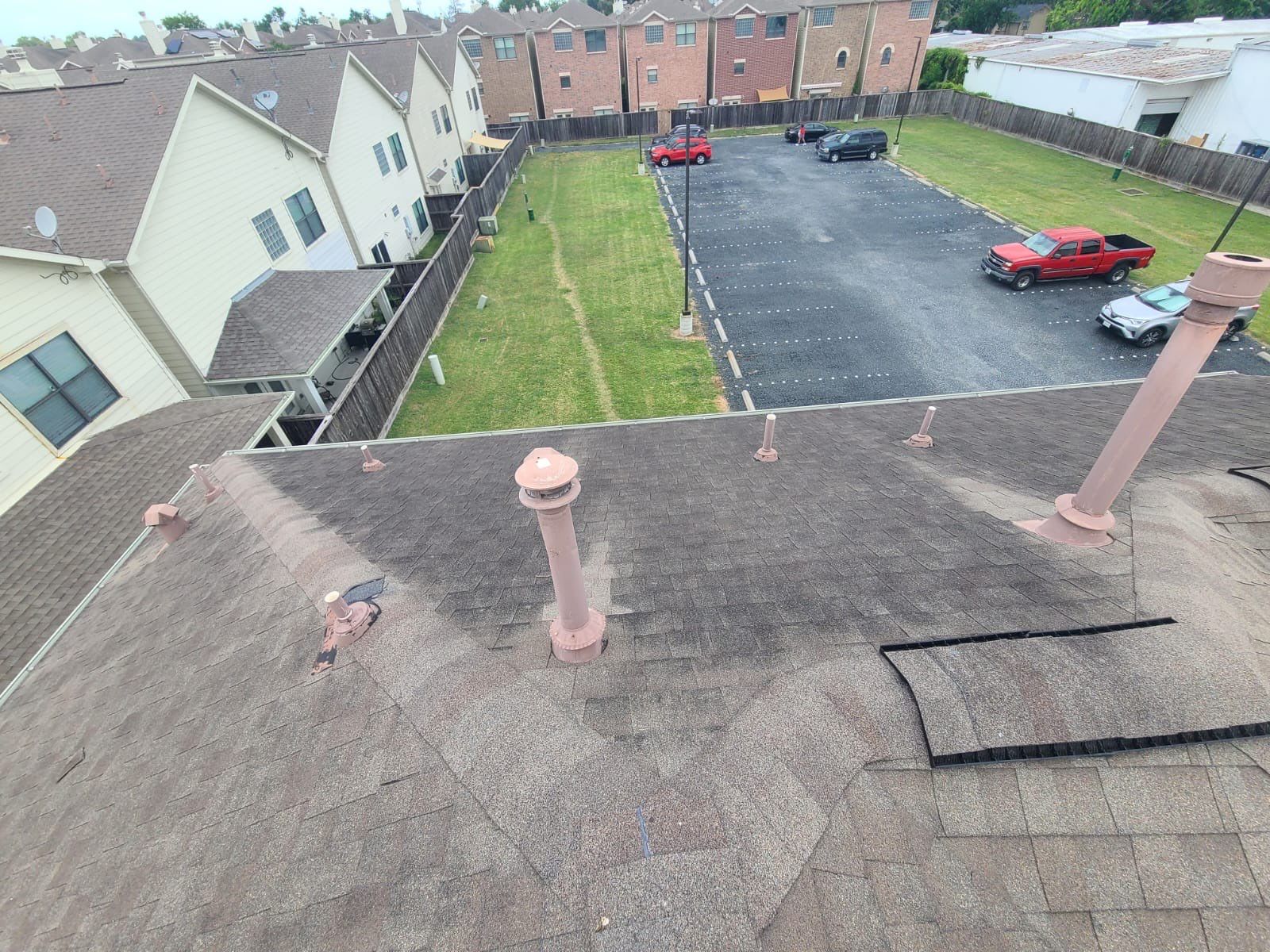 Hail Damage using Owen's Corning Duration (Lifetime) Shingles by Roof Repair Company