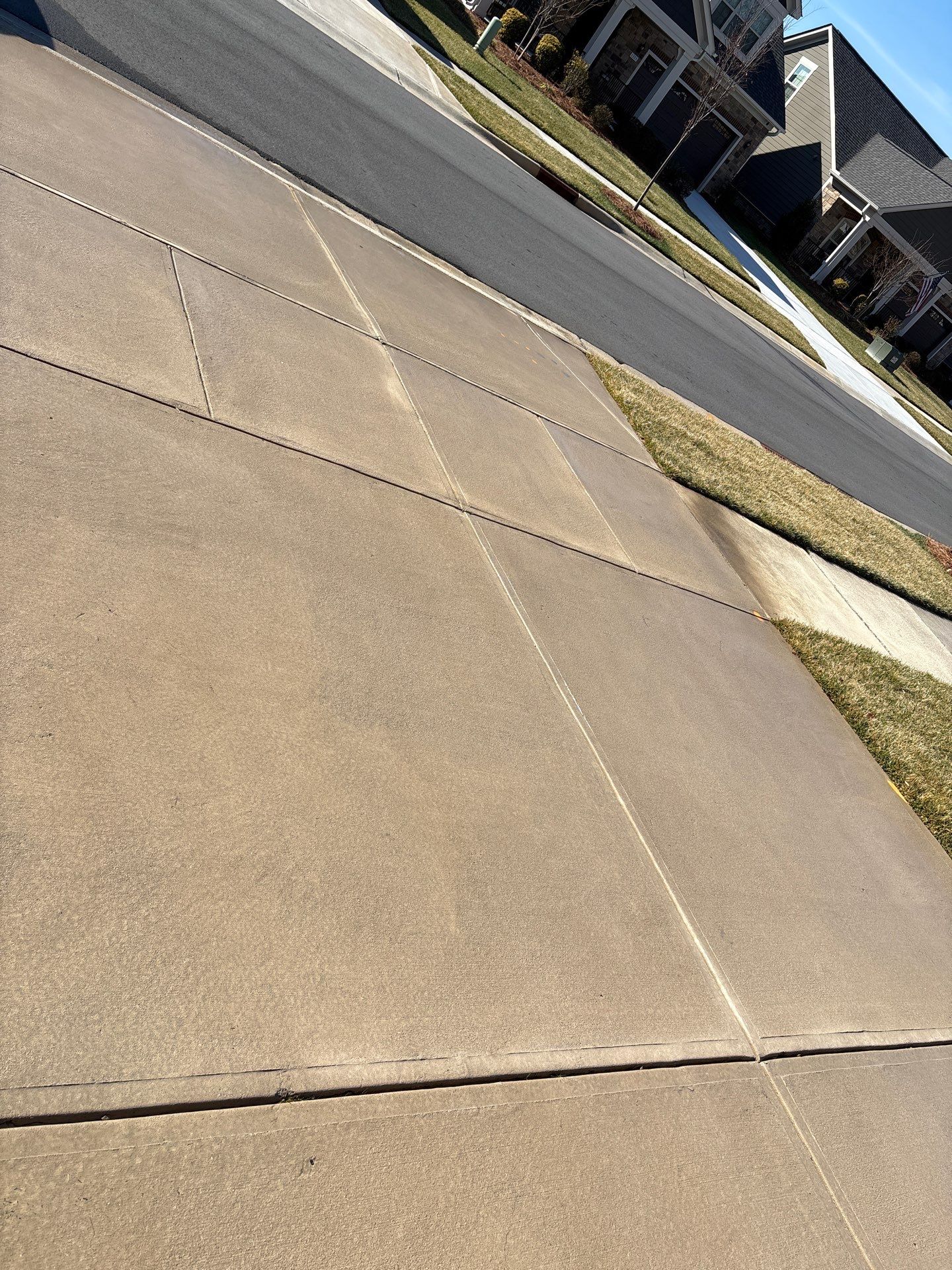 Concrete Driveway using Concrete Stain by DuraSeal