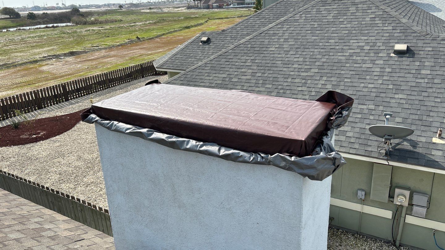 Chimney Cap & Chase Replacement using Galvanized Chimney Cap & Chase by Lighthouse Roofing