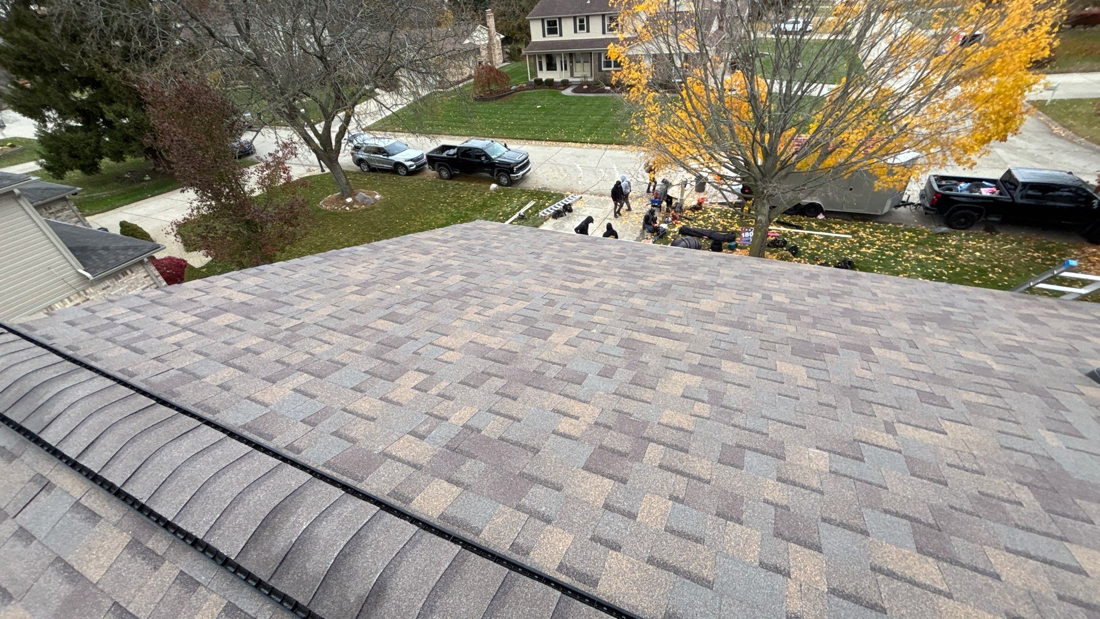 Roof Replacement using Owens Corning Teak by 180 Contractors