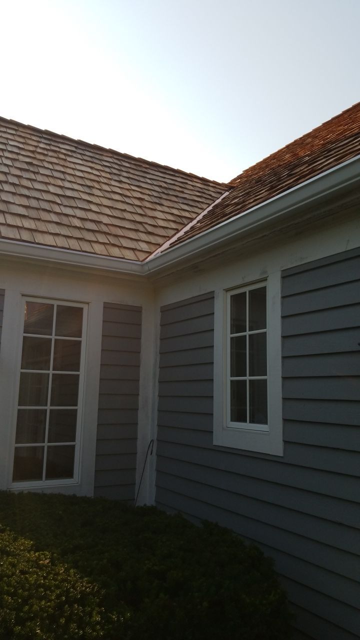 Cedar Roof Installation in Lake Forest by Custom Installations, Inc.