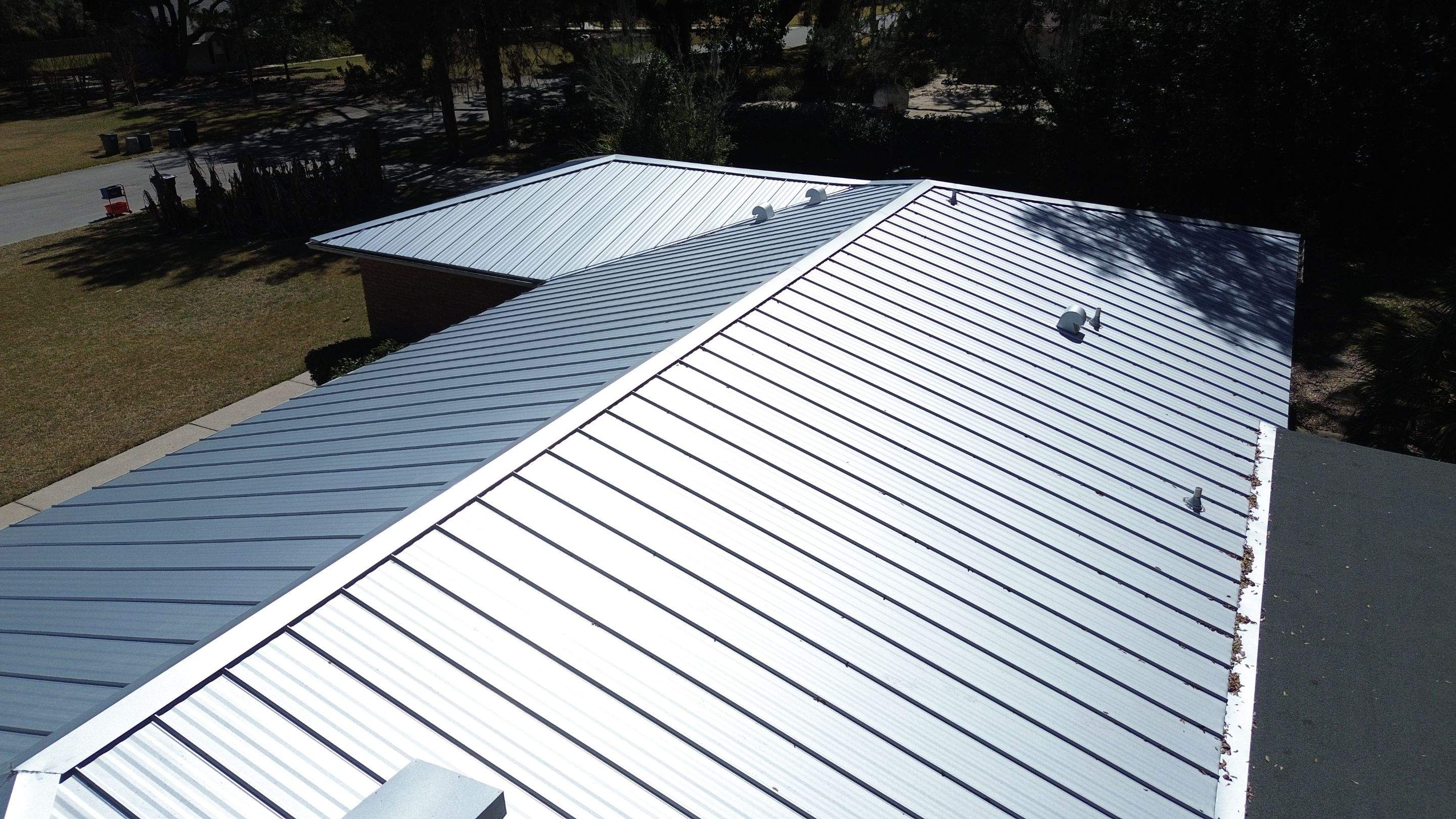 Metal reroof in Gainesville, FL by Brehm Roofing
