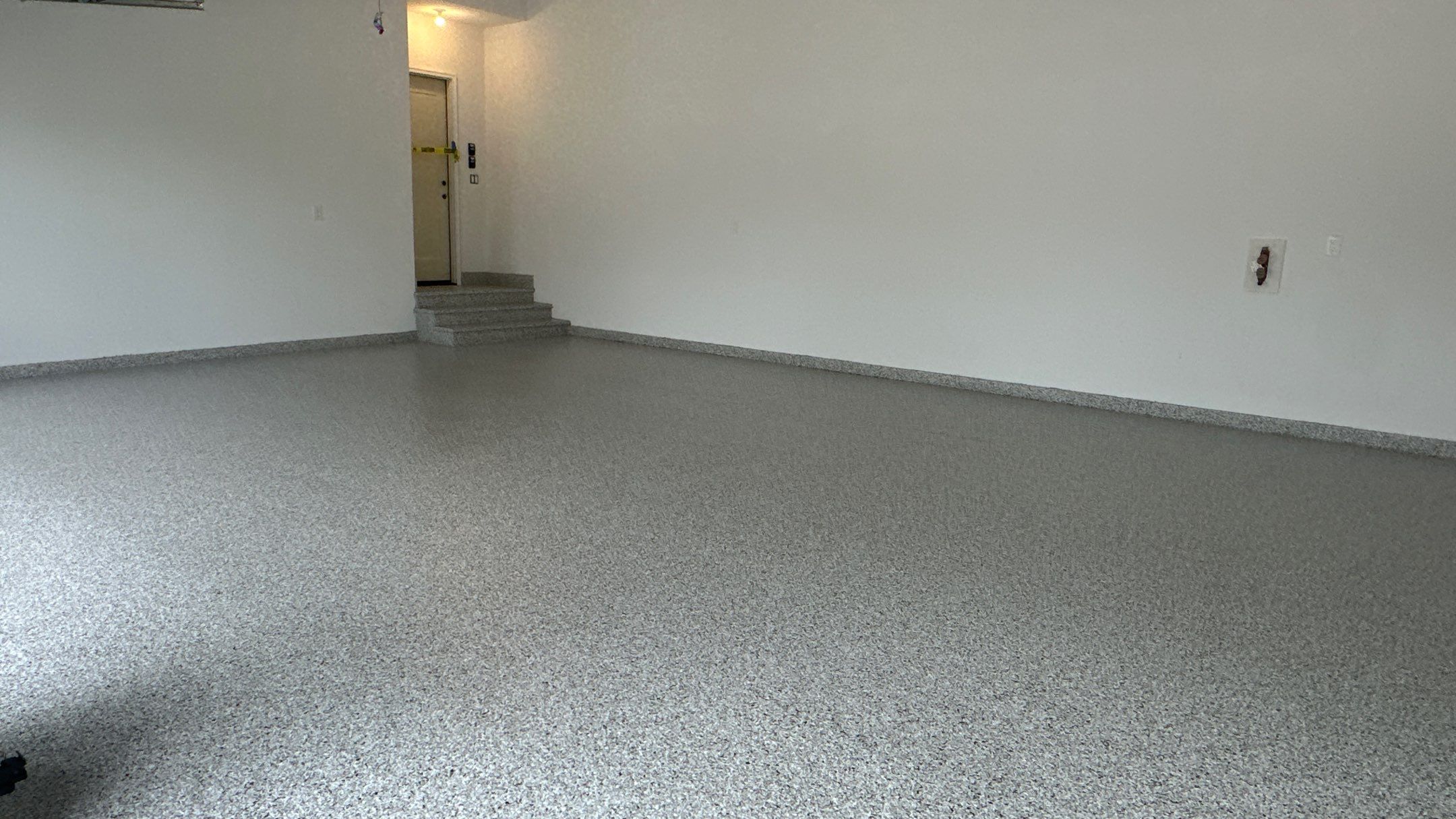 Check out the difference a floor can make  by Banner Garage