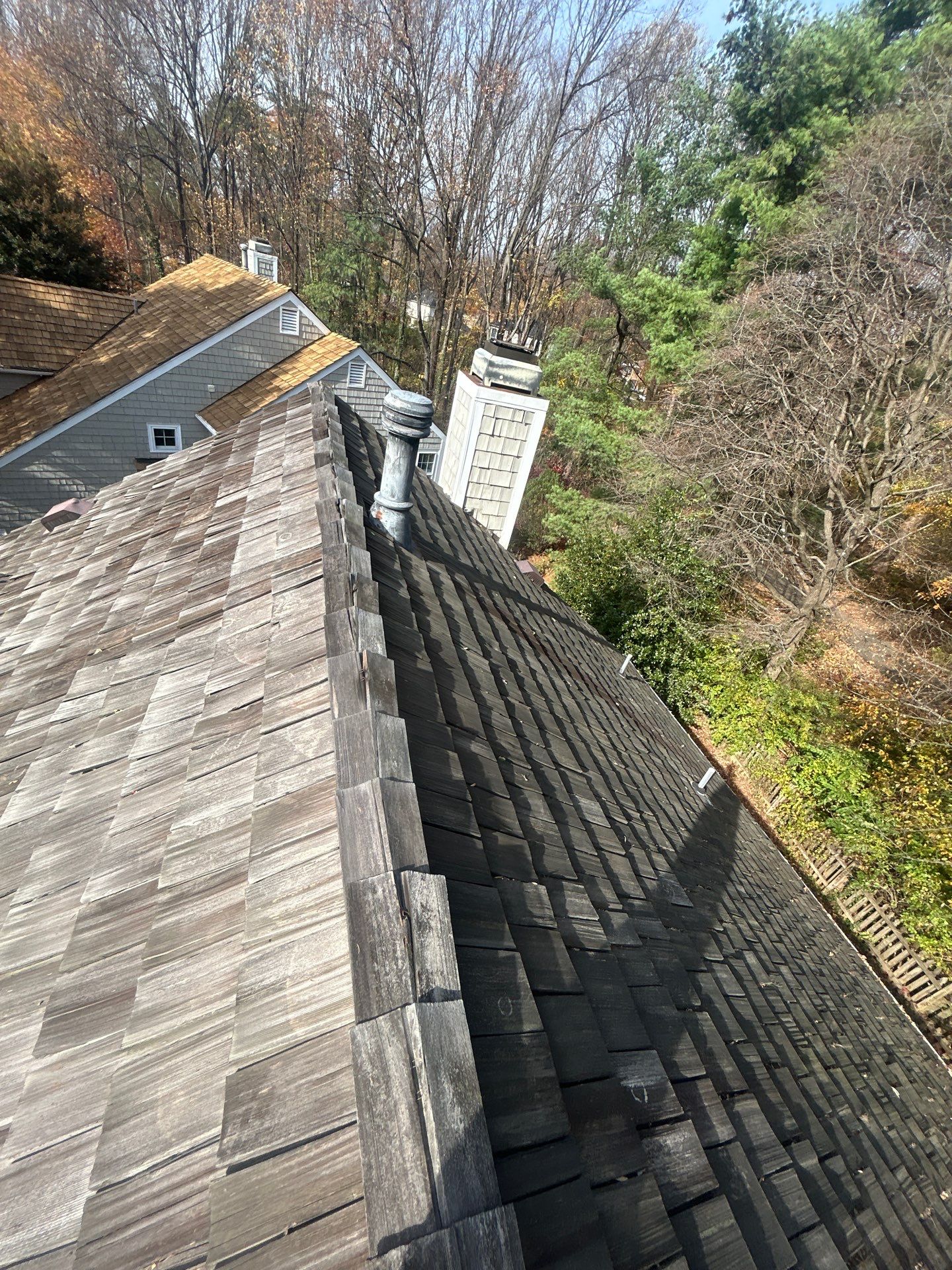 Reston :  Residential Roof Replacement with Brava Synthetic Cedar Shake Class C Natural  by RM Banning, Inc.