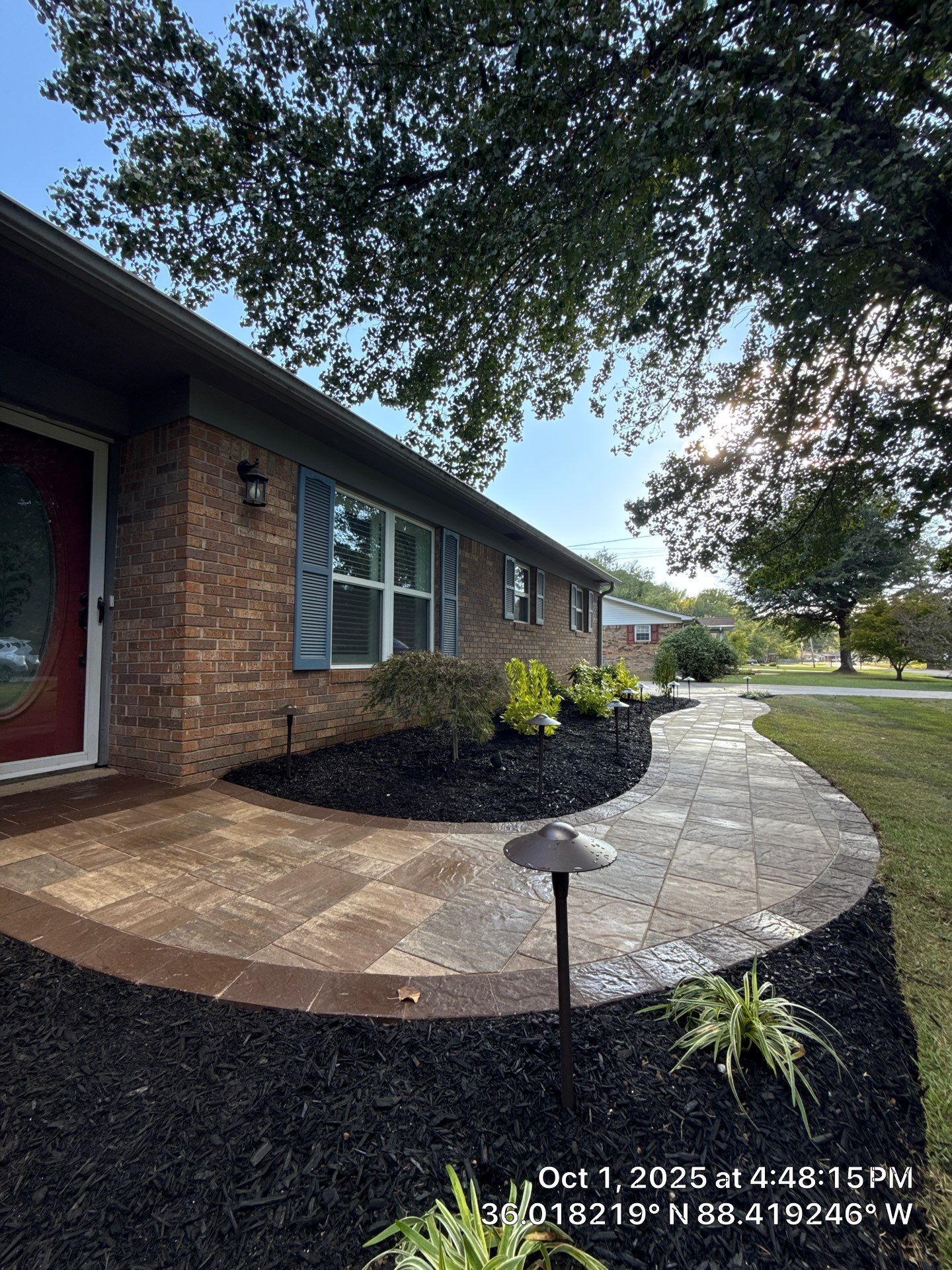 Front Entry Enhancements and a Back Deck Upgrade by Elite Proscapes LLC