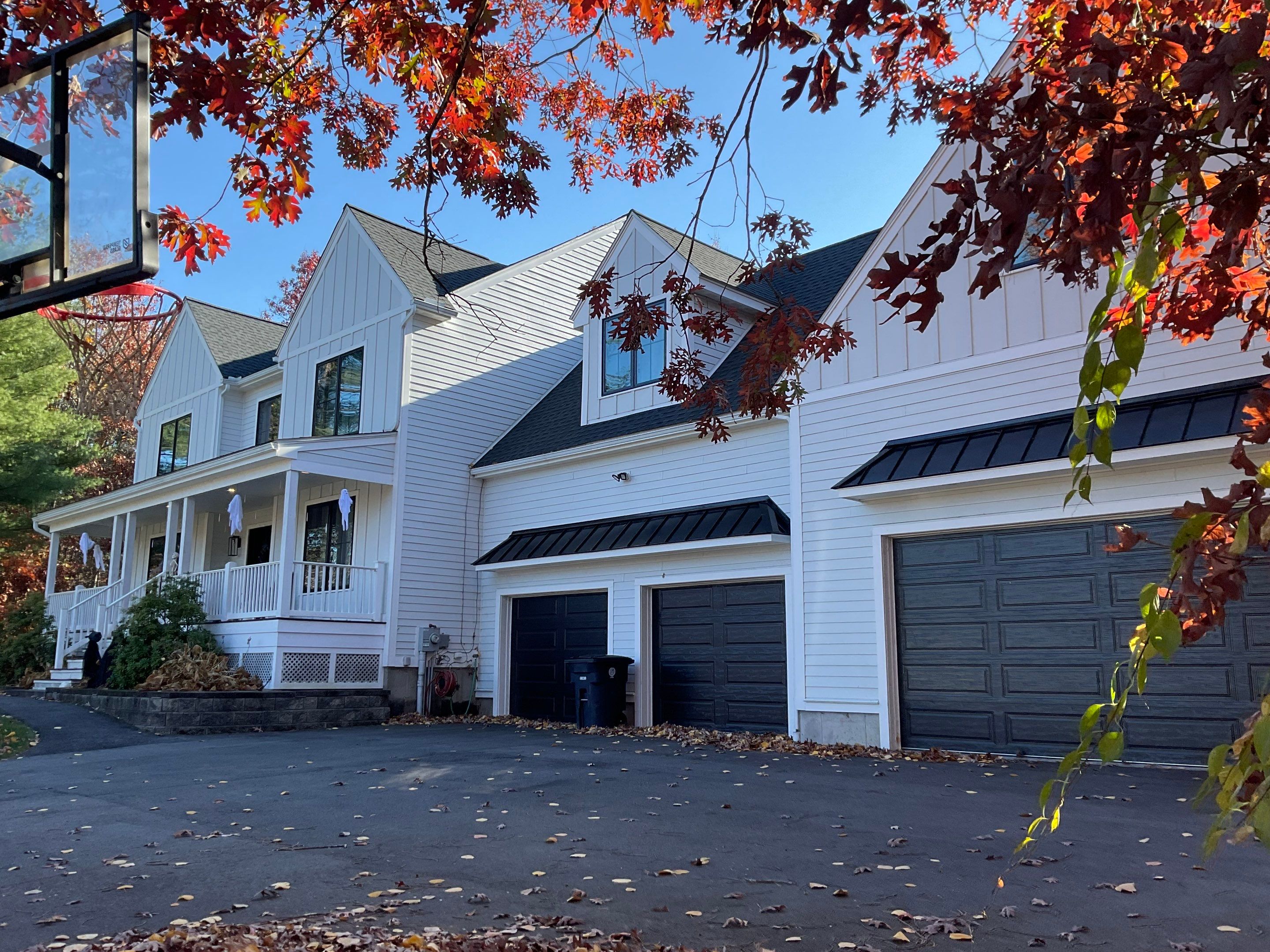 the service being done is cleaning the exterior surfaces of the house and driveway with pressure washing techniques