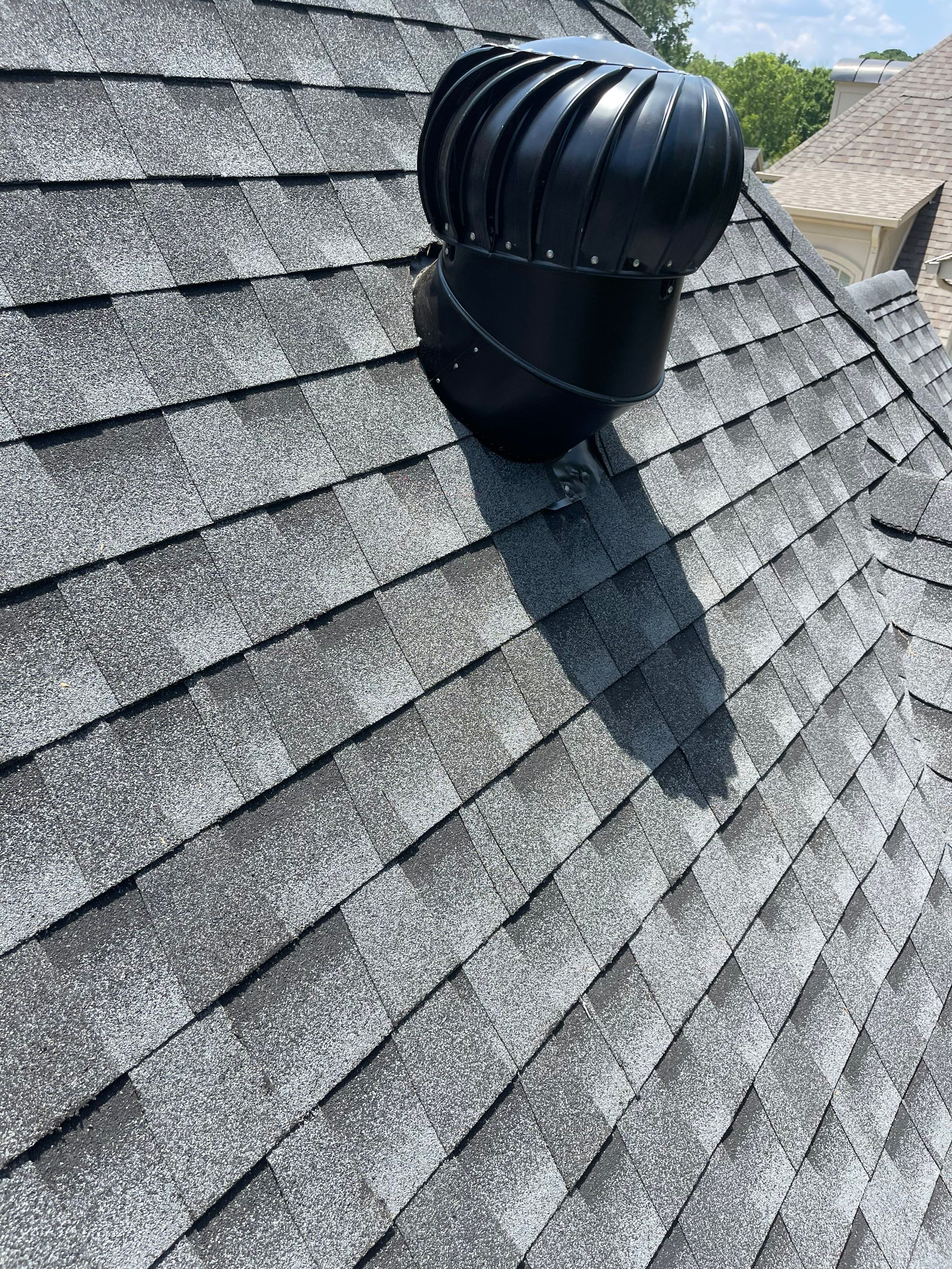 Residential Roofing Installation using GAF Timberline HDZ Charcoal by Georgia Roof Advisors