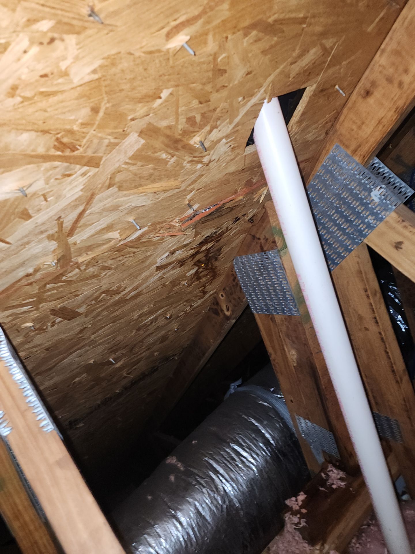 Hail Damage using Owen's Corning Duration (Lifetime) Shingles by Roof Repair Company