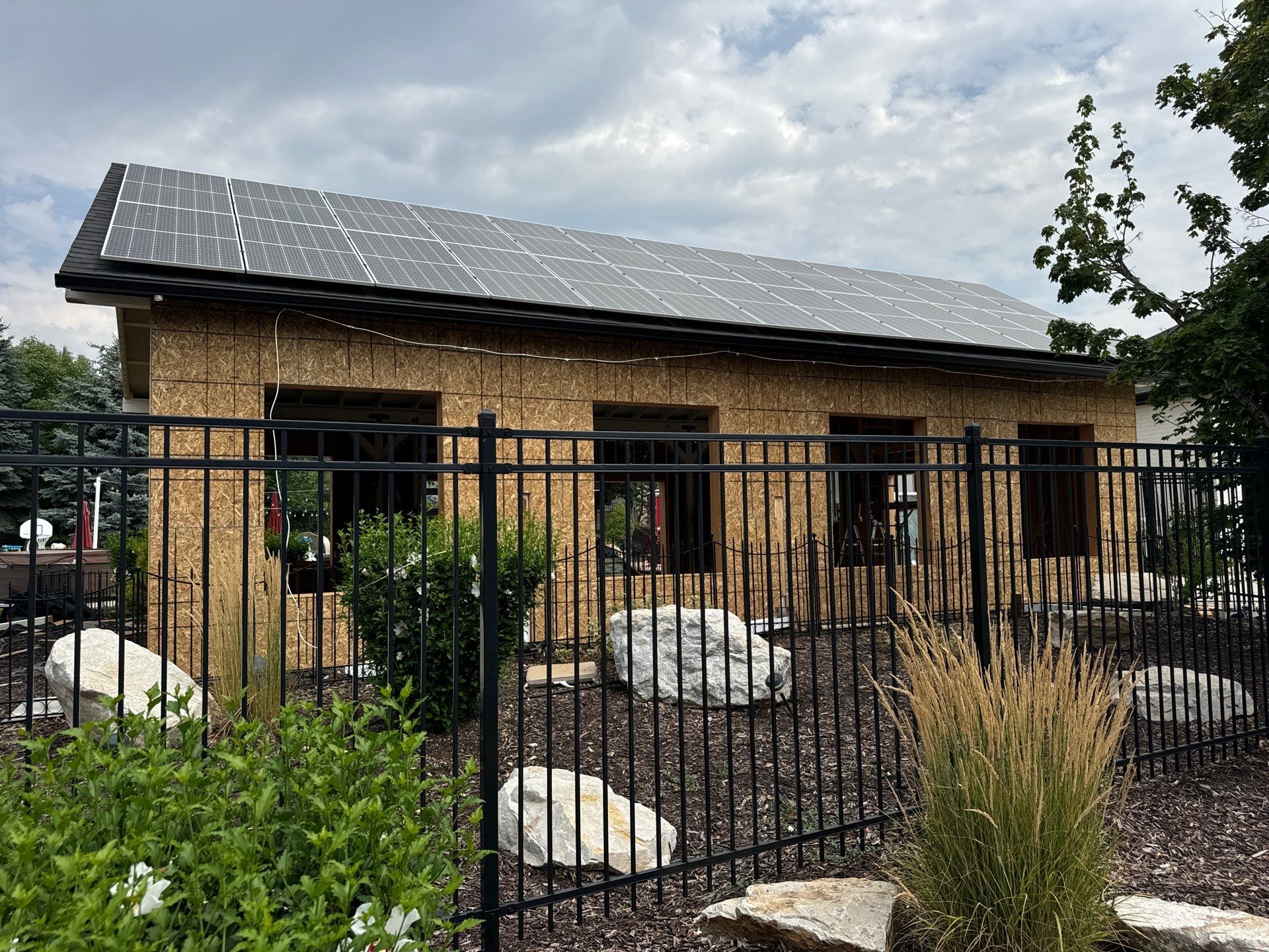 Highland | Modern Farmhouse Board & Batten | Arctic White & Black by Ideal Siding Utah