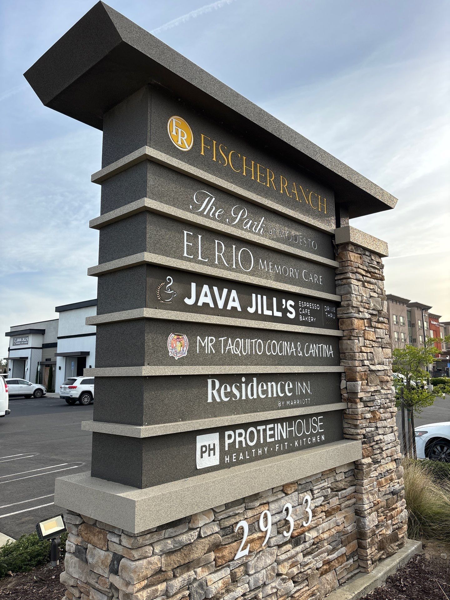 Commercial Signage Package and Monument Sign Installation in Modesto by City Signs