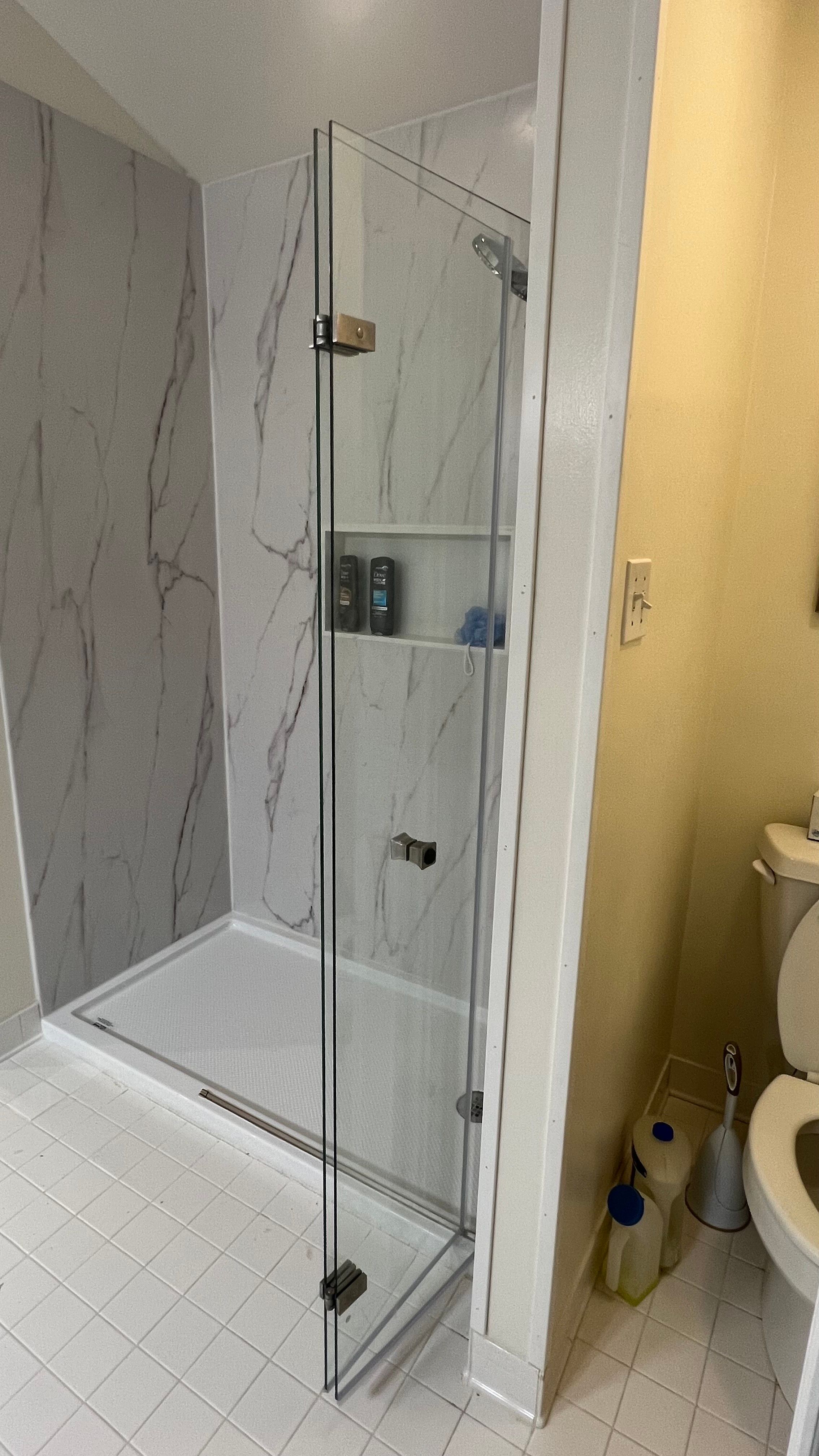 Primary Stand Up Shower Remodel - Columbia, MD by Remodel Now
