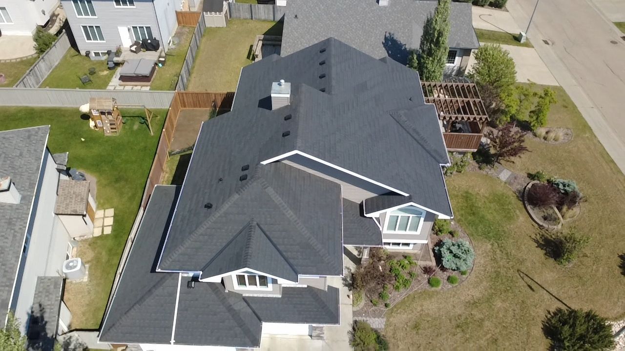 Slate Black on Mystique  by 2thetop Roofing