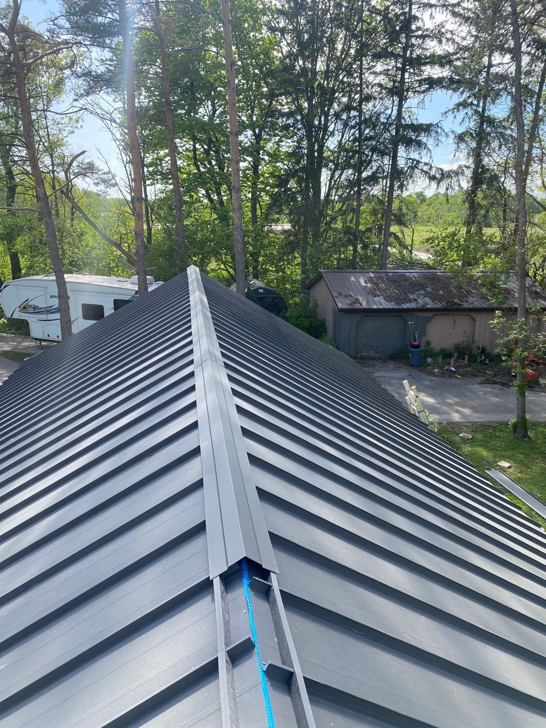 New Roof Installation using 16" Standing Seam Panels by Jay Carter Roofing & Sheet Metal