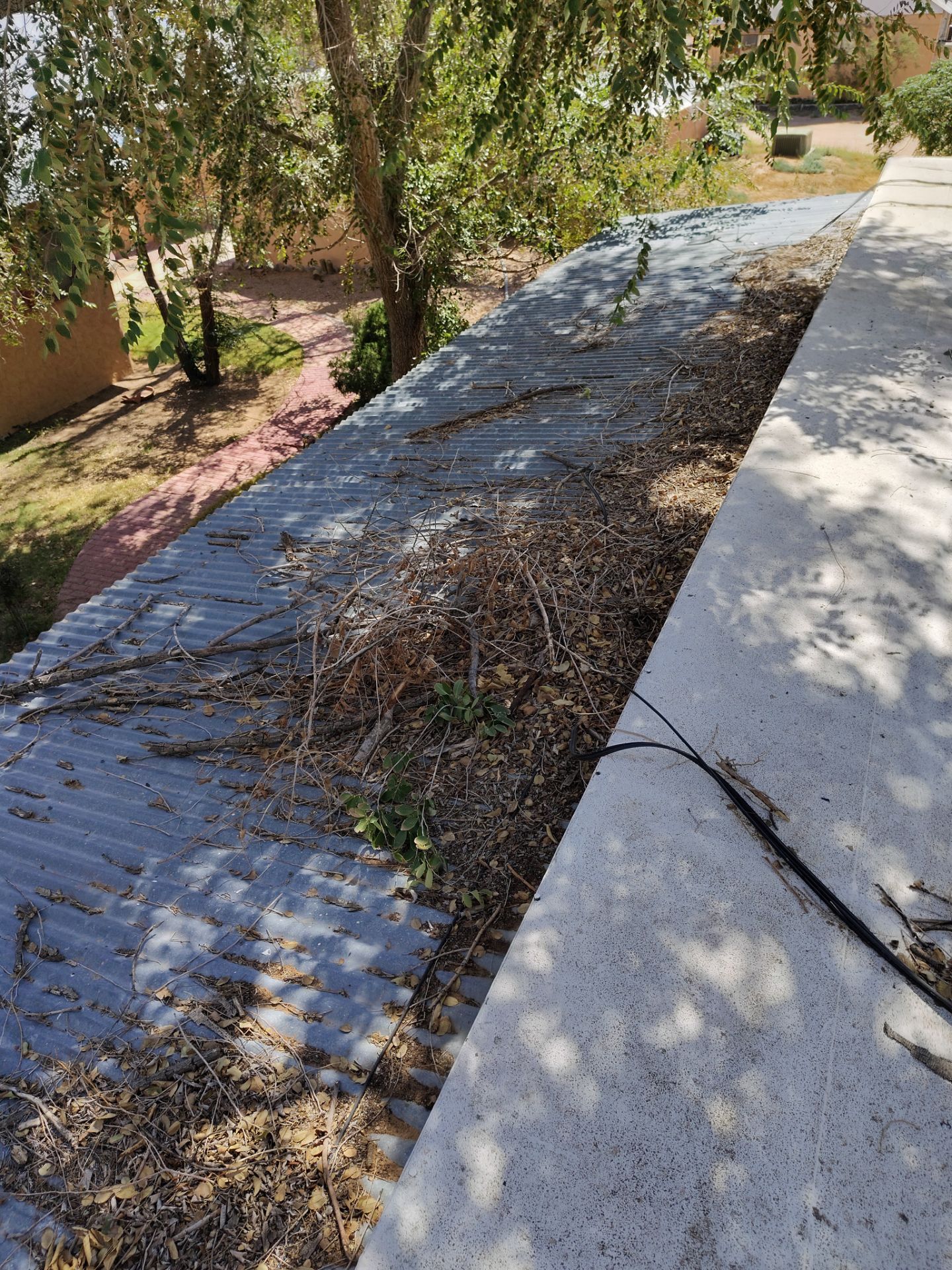 Residential roof application by SPF Services 
