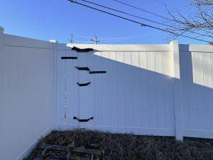 Vinyl Fence Slat Reset & Rail Reinstall - Fenton, MO by Legendary Services Company LLC.
