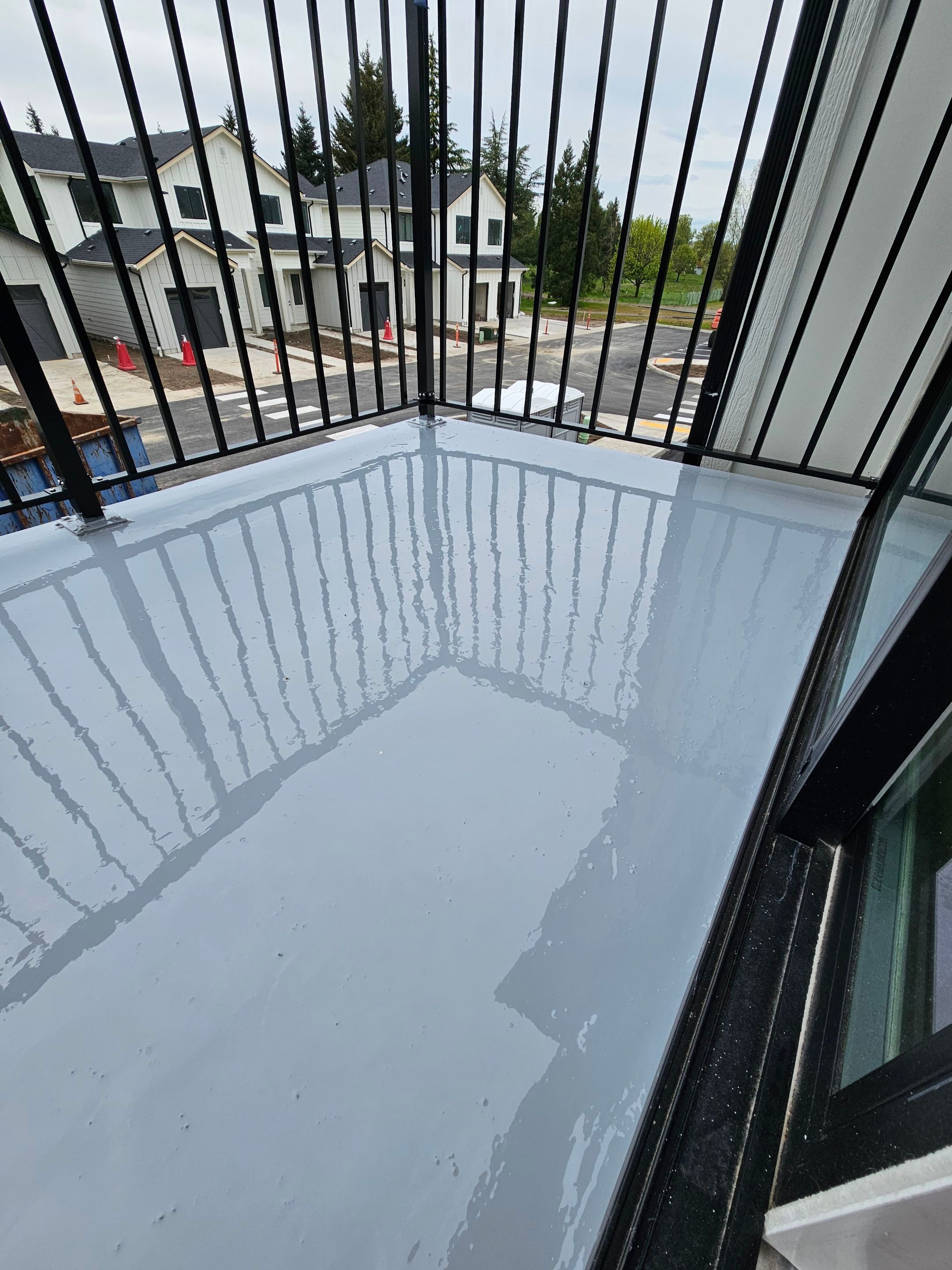 Basketball and Deck Coating by BEST Roofing & Waterproofing