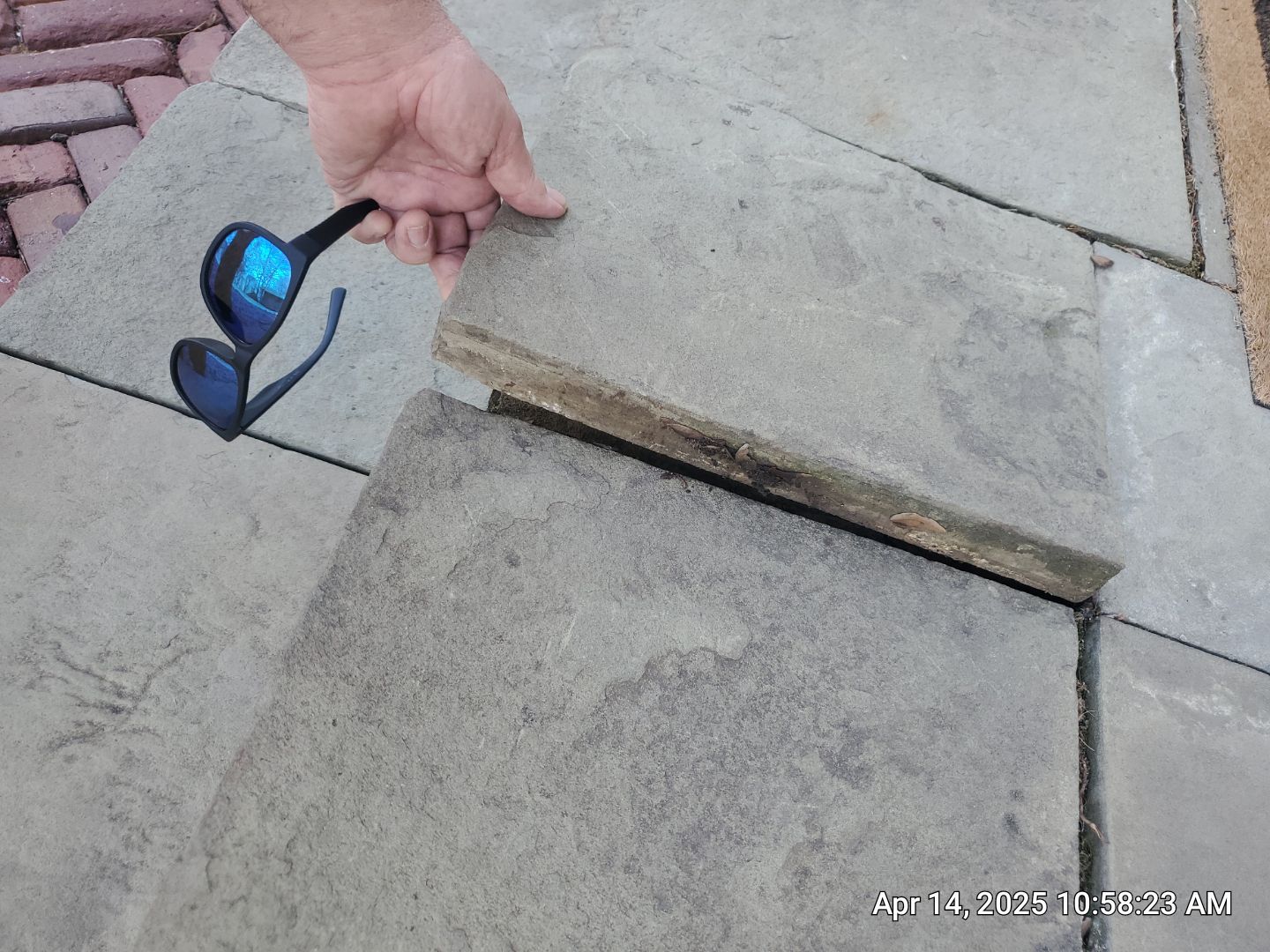 bluestone using Algaecide, soft wash soap by Northern Power Washing LLC.