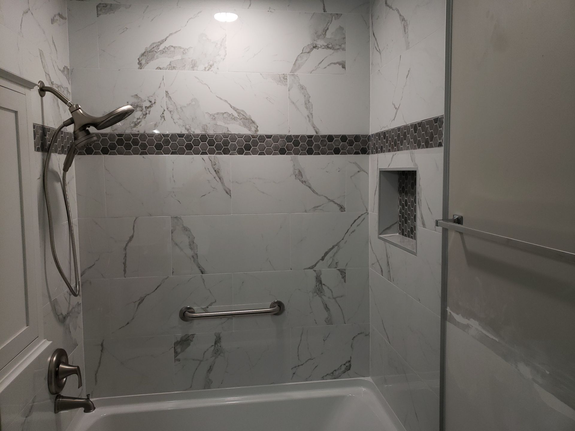 Bathroom Upgrade for a Repeat Customer! 🚿✨ by A Step Above Handy LLC
