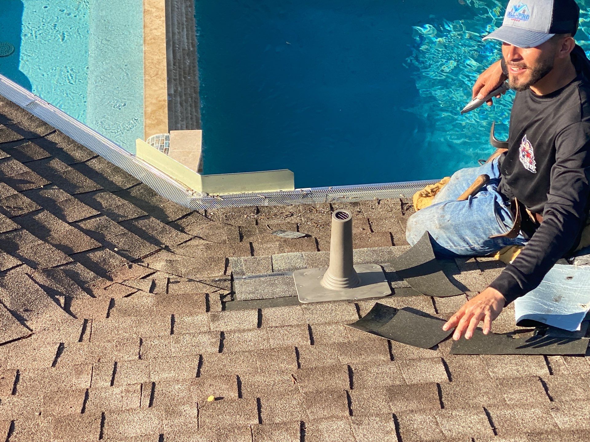Residential Roofing Repair using Owen's Corning Duration (Lifetime) Shingles by Roof Repair Company