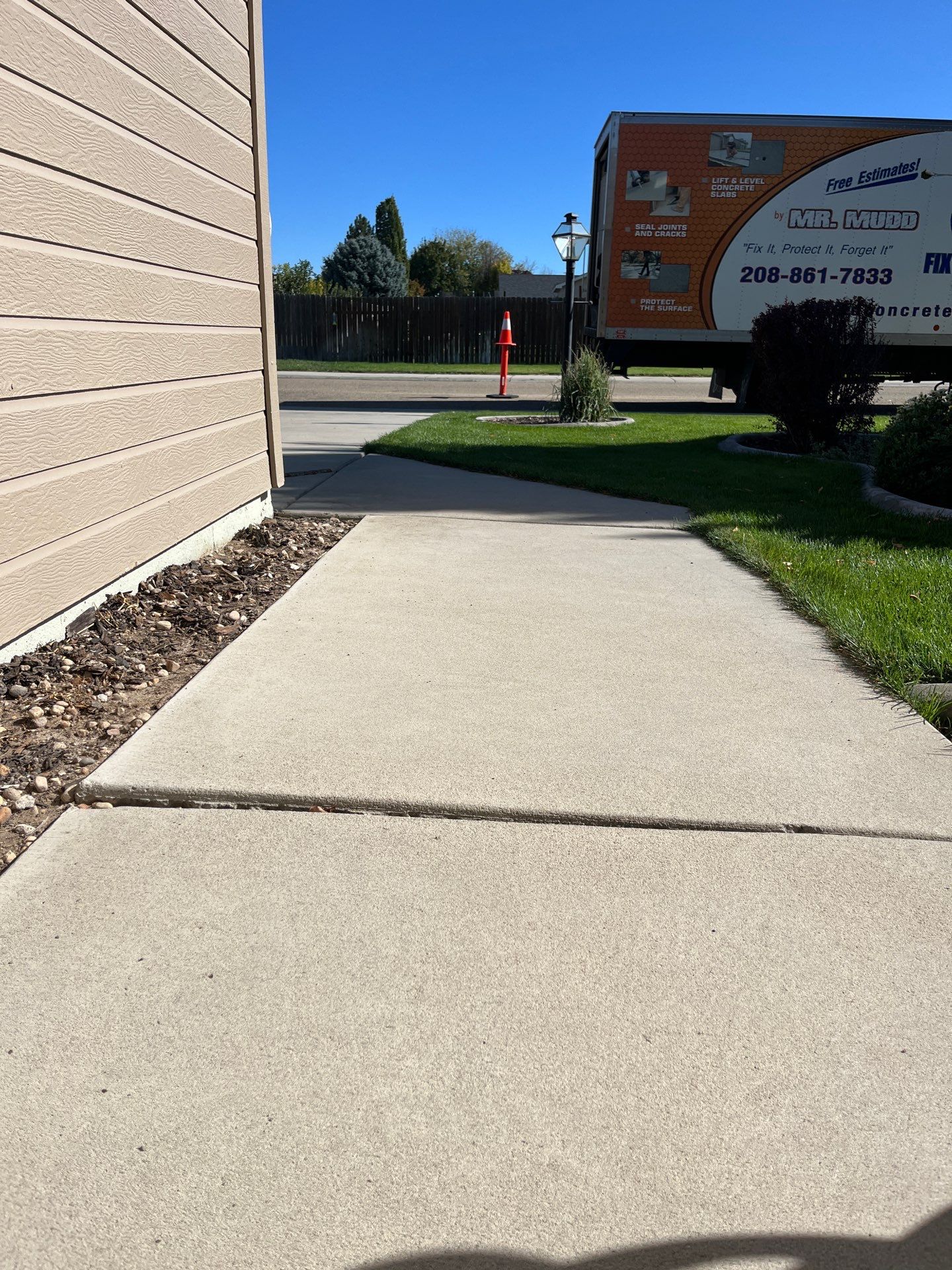 Concrete Lifting and Crack Repair using NexusPro and PolyLevel by Mr. Mudd Concrete