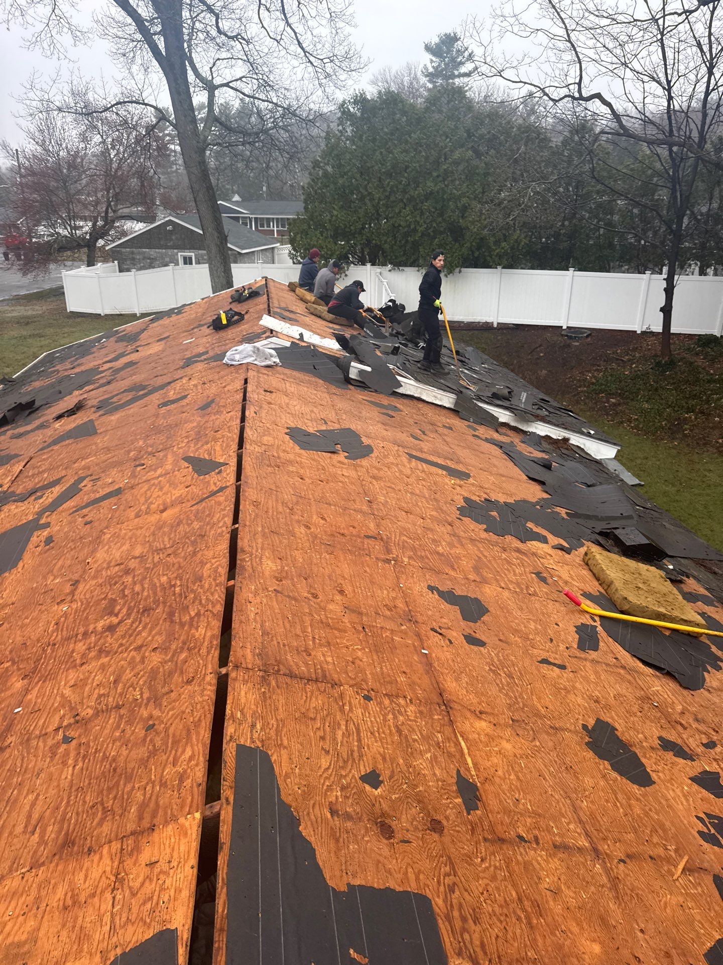 .Full Roof Replacement, Plywood Decking & EPDM System in Peabody by Mighty Dog Roofing of Greater Middlesex County