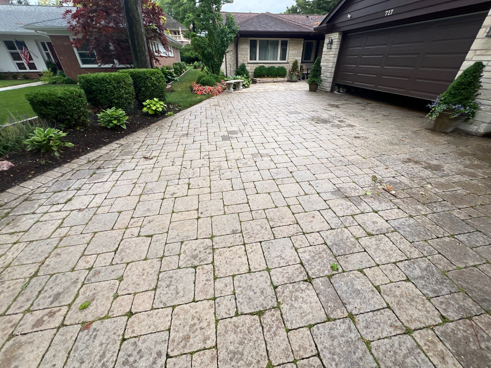 Brick paver clean, sand and seal.  using Surebond SB-1300 by Northern Power Washing LLC.