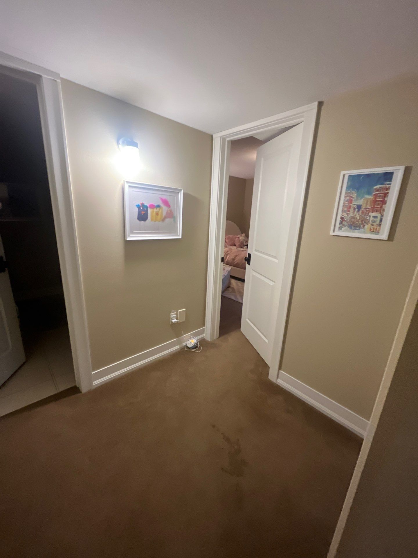 Sioux Falls Interior Painting with Custom Wainscoting and Decorative Wallpaper by Select Painting, Coatings & Garage Cabinets