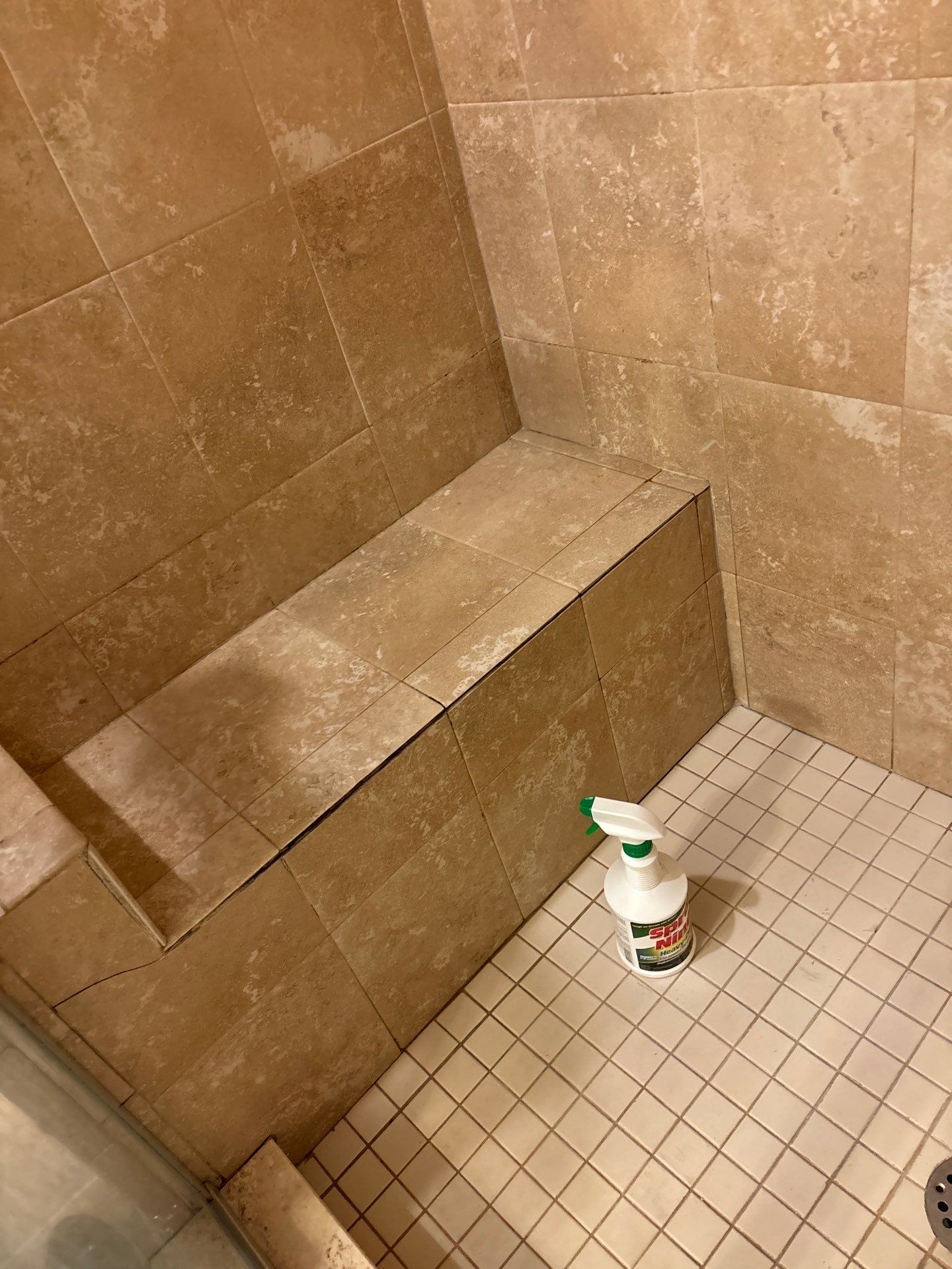 Master Bathroom – Cracked Tile Replacement by Laser Focused Solutions LLC