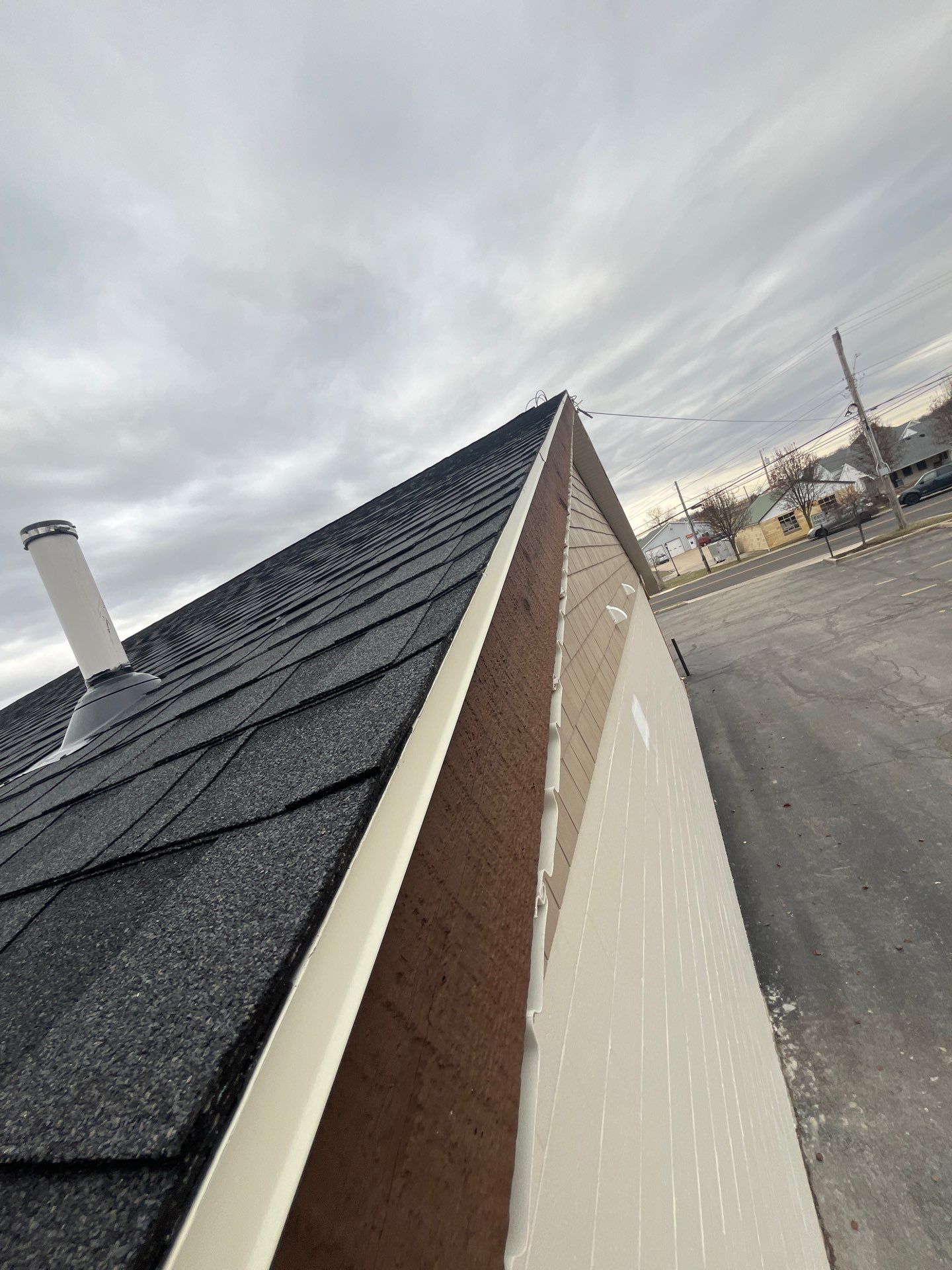 Commercial Roofing Installation using GAF Timberline HDZ Slate by Nitro Roofing and Construction