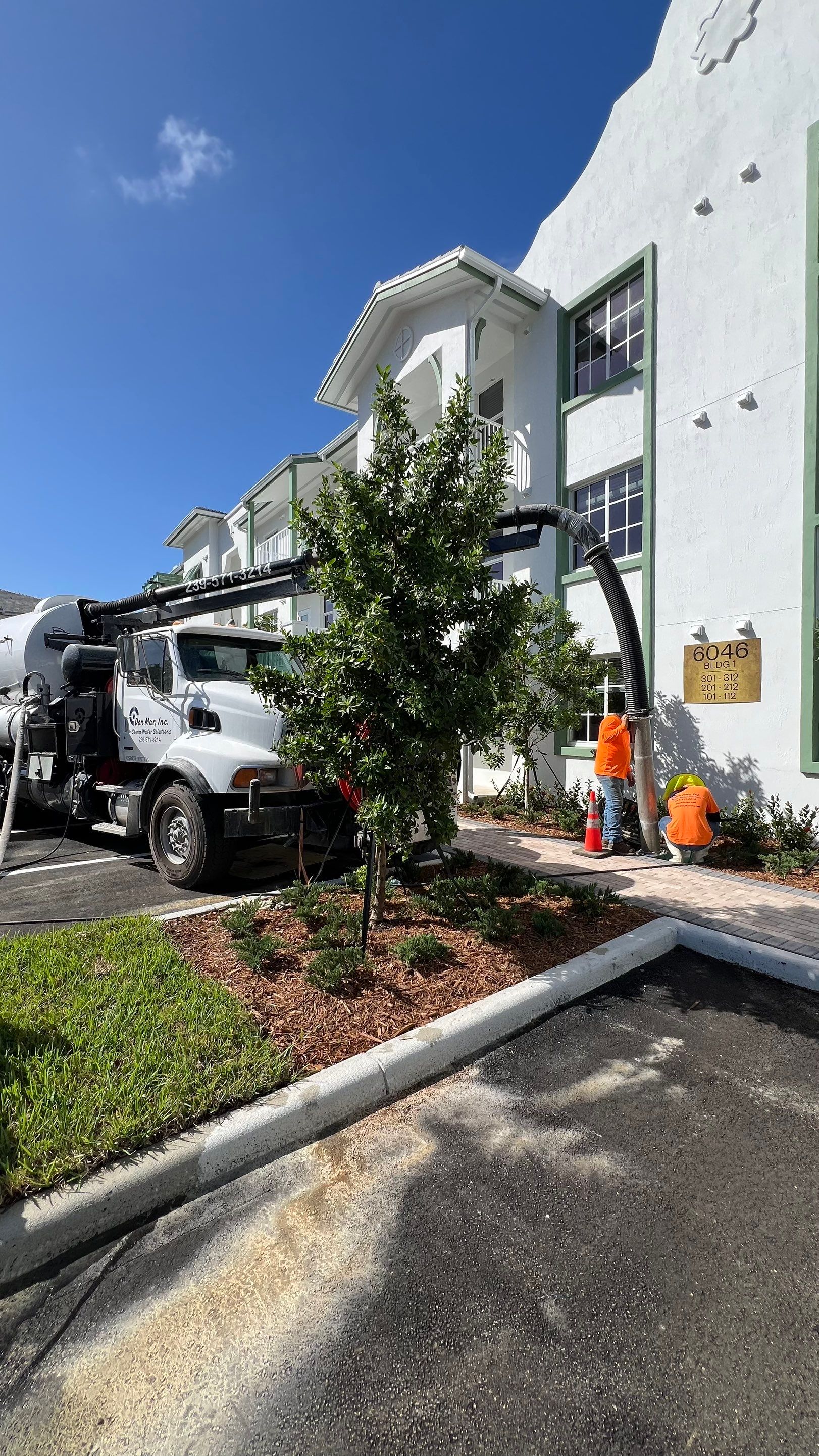 New Construction Condo Community Stormwater System Maintenance by Don Mar, Inc. Storm Water Solutions