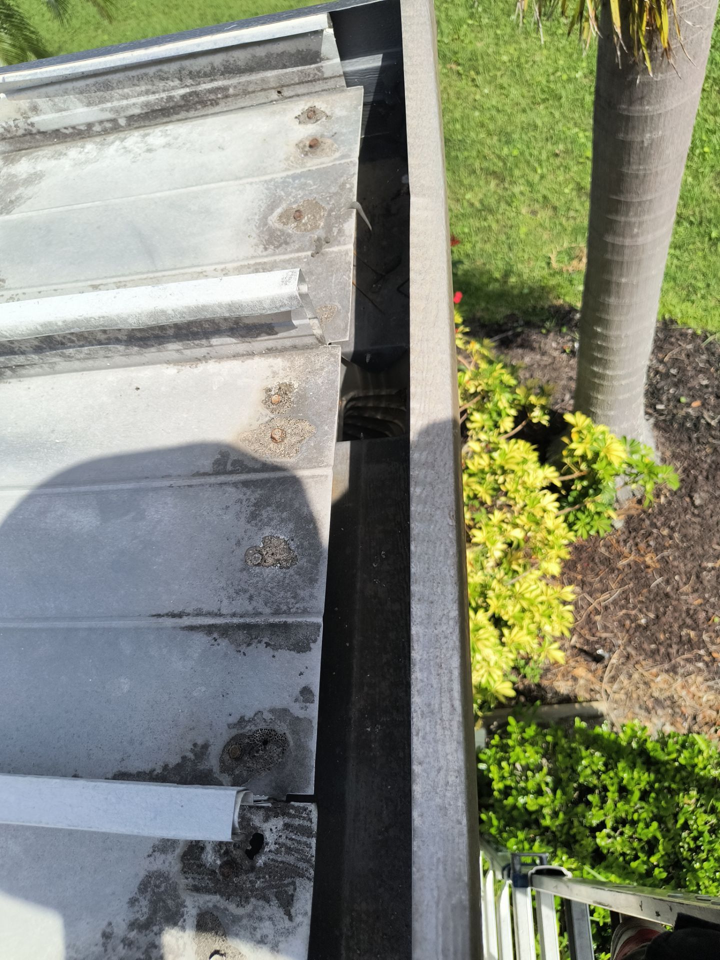 Aluminum Seamless Gutters using gutter cleaning in Sarasota FL by Gutter Professors