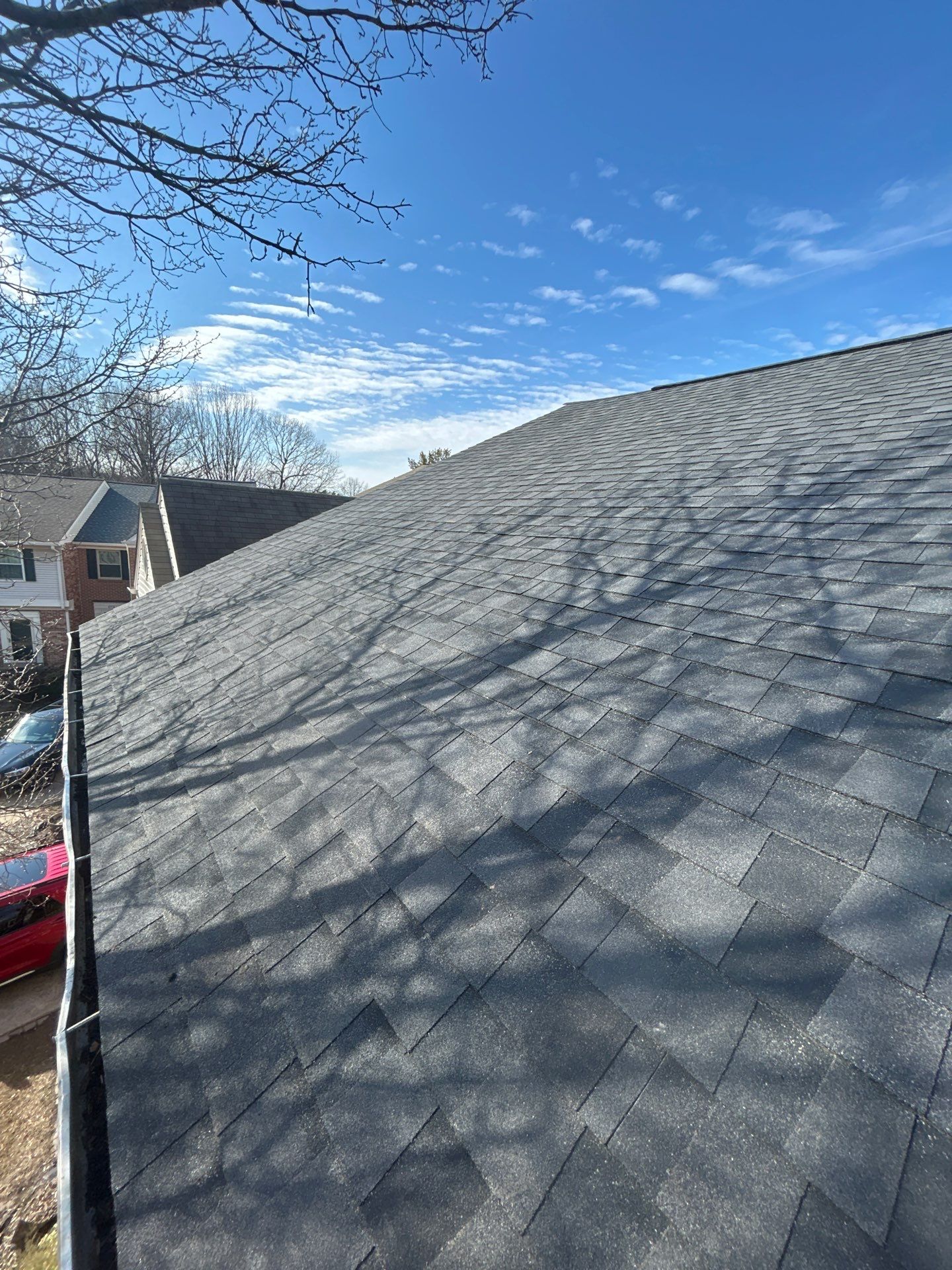 Burke: Residential Roof Replacement with CertainTeed Landmark Pro in Max Def Moire Black by RM Banning, Inc.