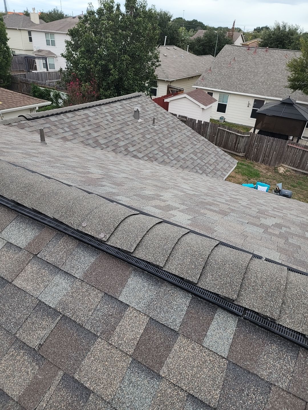 Residential Roofing Installation using Owen's Corning Duration (Lifetime) Shingles by Roof Repair Company